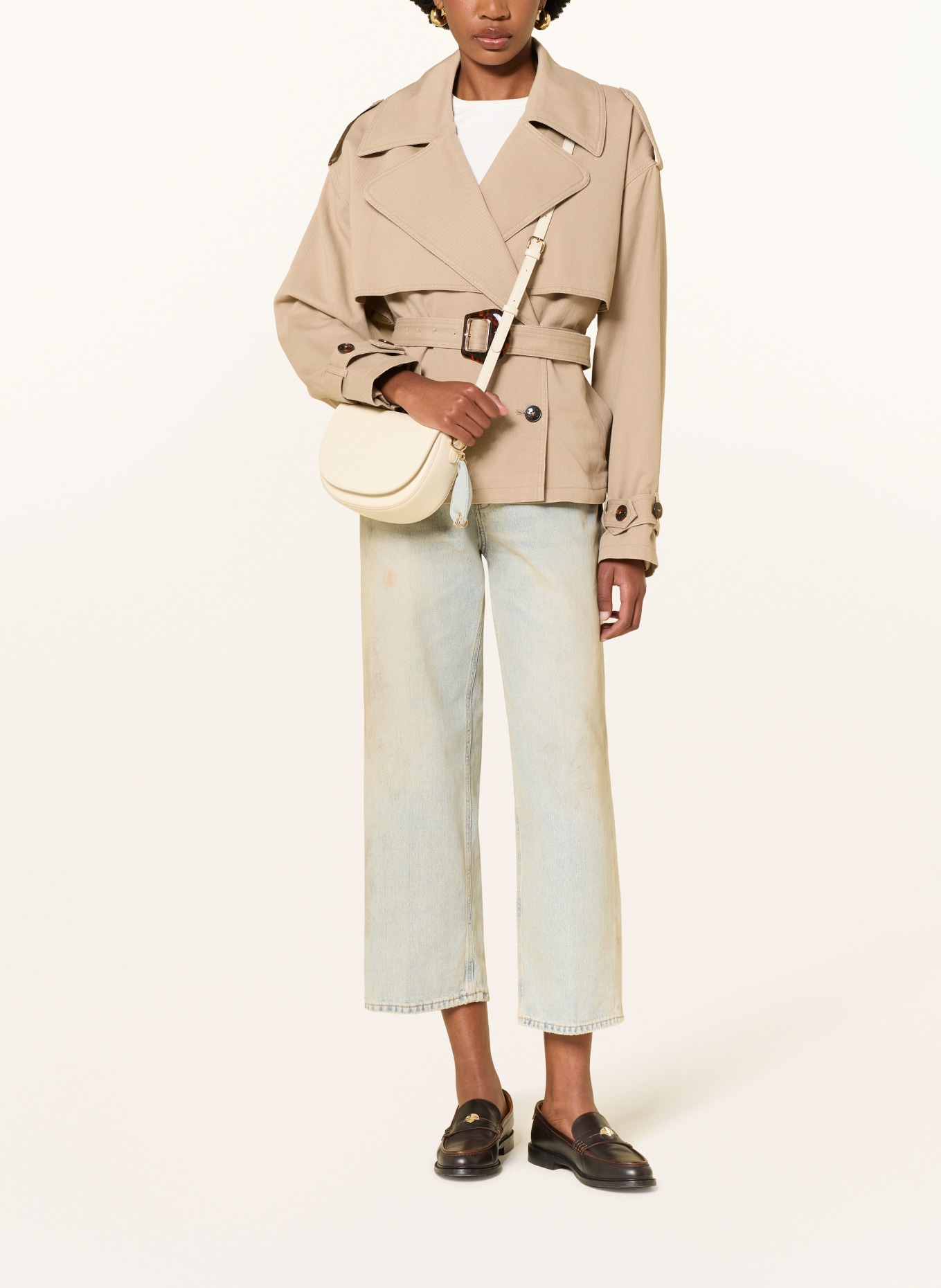 SEIDENFELT TAHMELA Shoulder Bag: CREAM