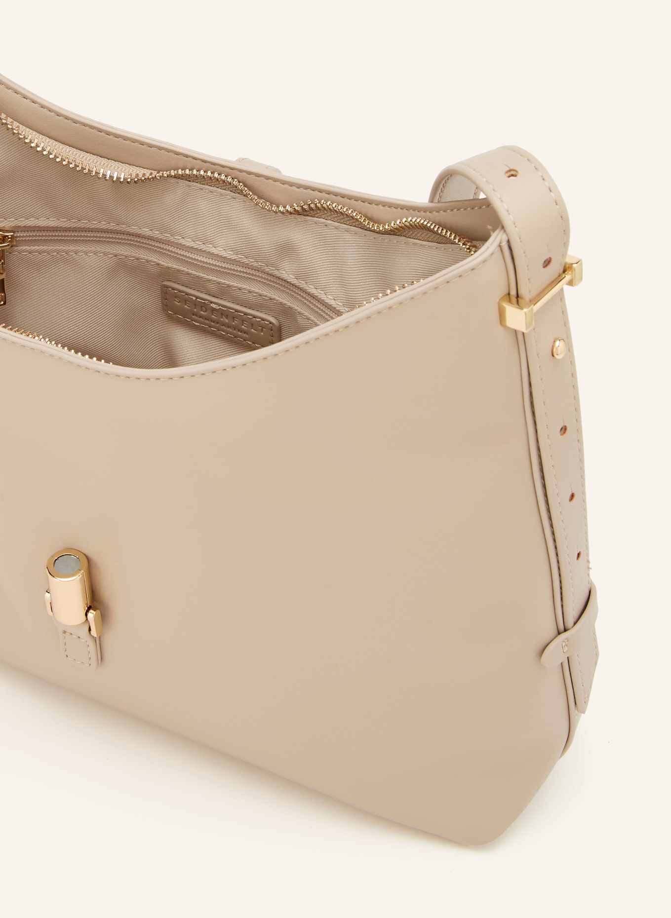 SEIDENFELT Taška přes rameno LOVIISA: KRÉMOVÁ / ZLATÁ