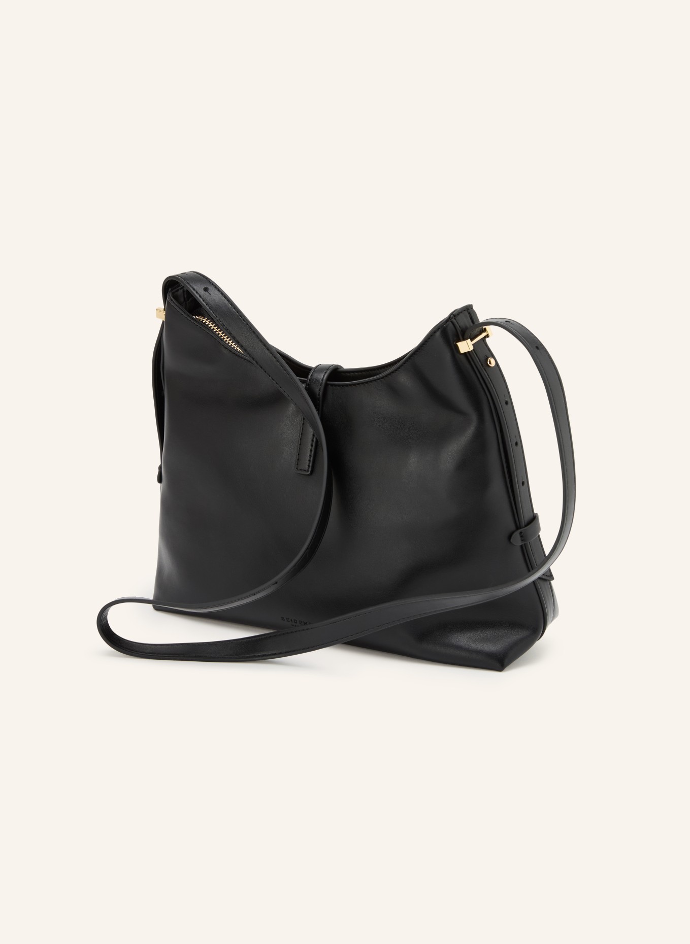 SEIDENFELT Taška přes rameno LOVIISA: ČERNÁ / ZLATÁ