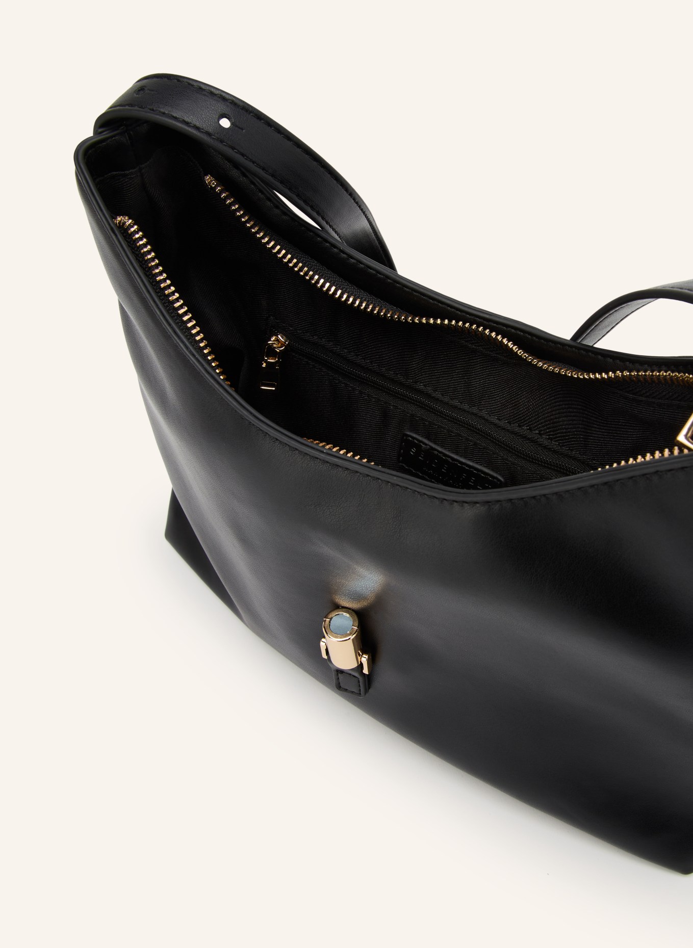 SEIDENFELT Taška přes rameno LOVIISA: ČERNÁ / ZLATÁ