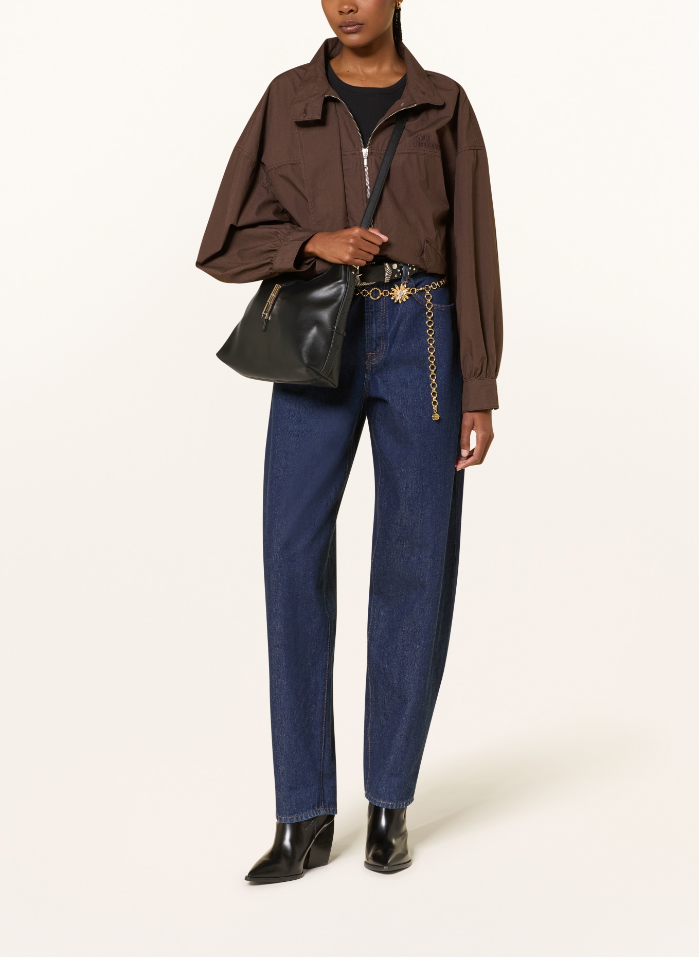 SEIDENFELT Sac à bandoulière LOVIISA: NOIR / OR