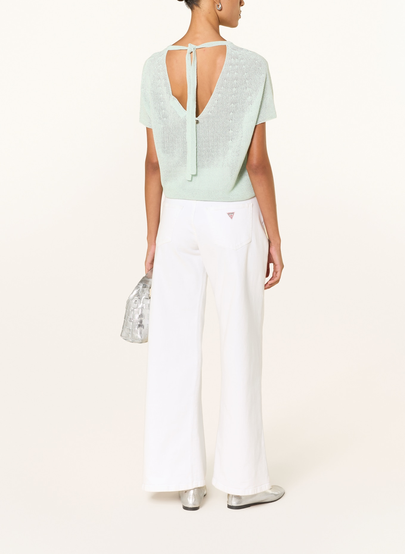 Rich & Royal Knit shirt: MINT / SILVER