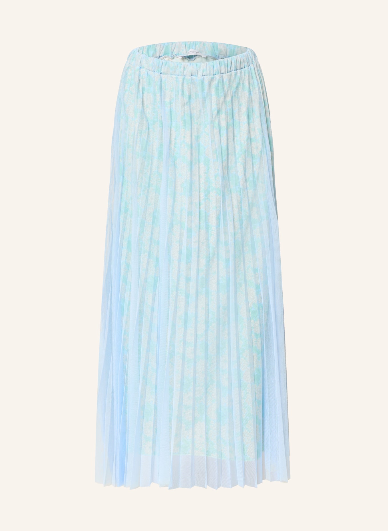 Rich & Royal Tylová sukně s plisováním: TMAVĚ MODRÁ / ŽLUTÁ / ZELENÁ