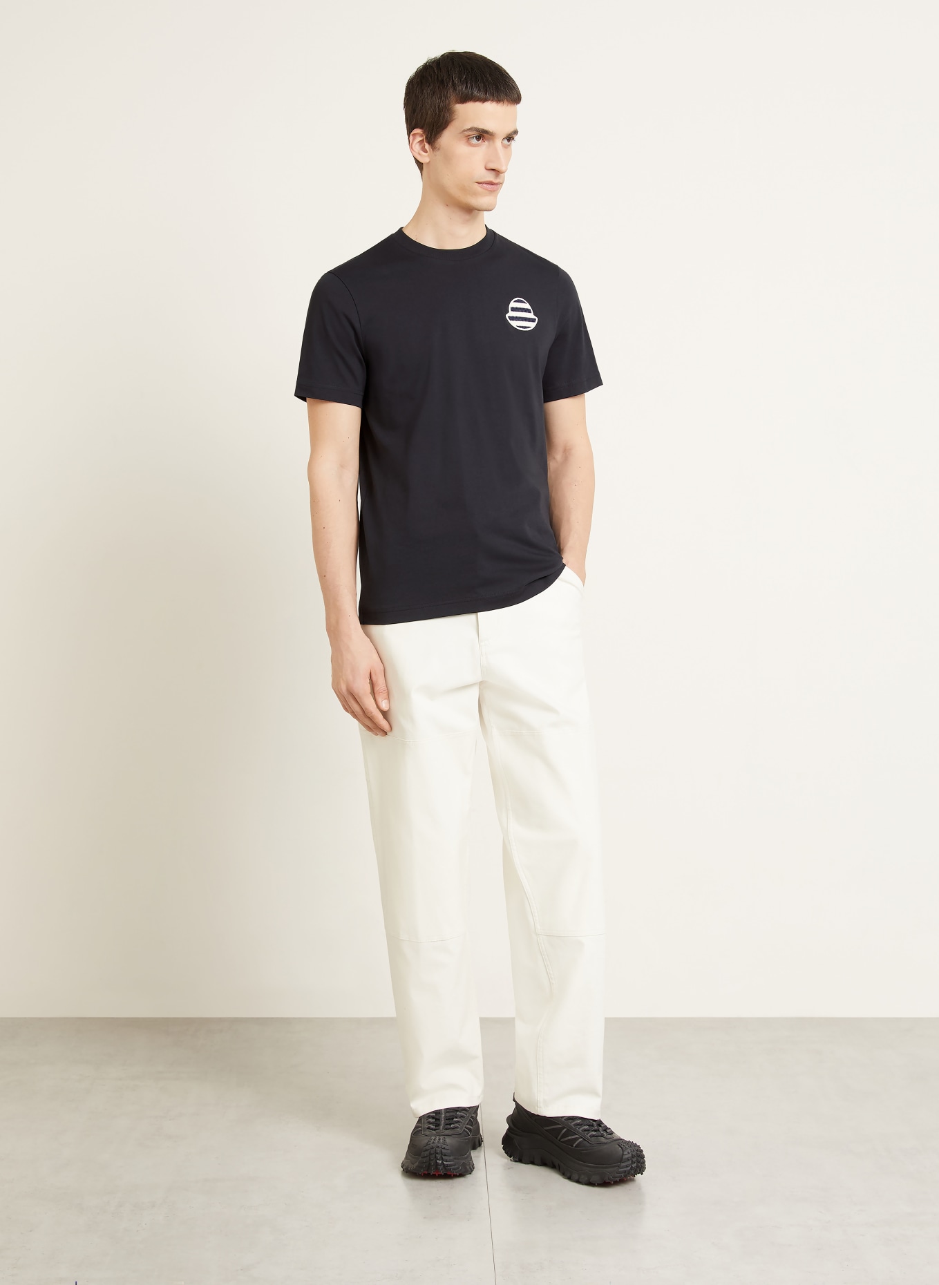 MONCLER T-Shirt: DUNKELBLAU