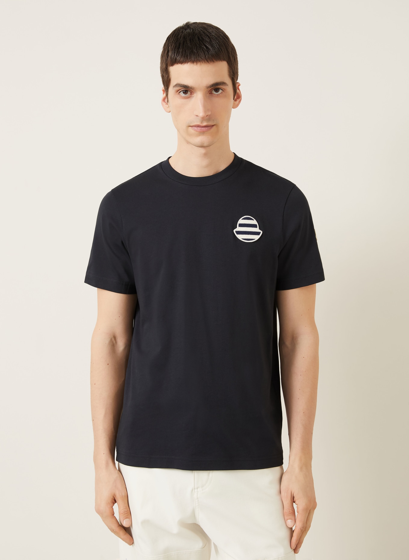 MONCLER T-Shirt: DUNKELBLAU