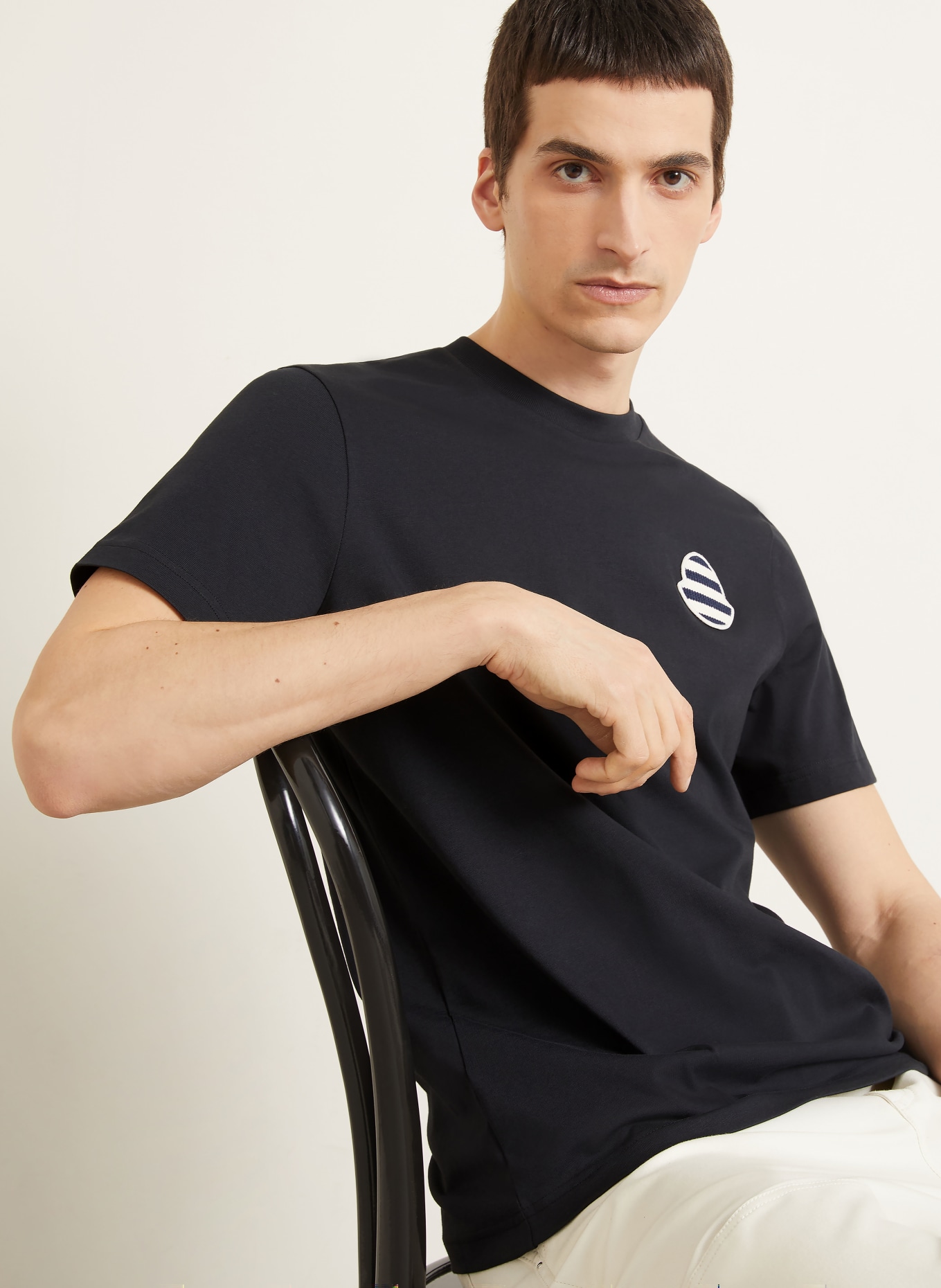 MONCLER T-Shirt: DUNKELBLAU