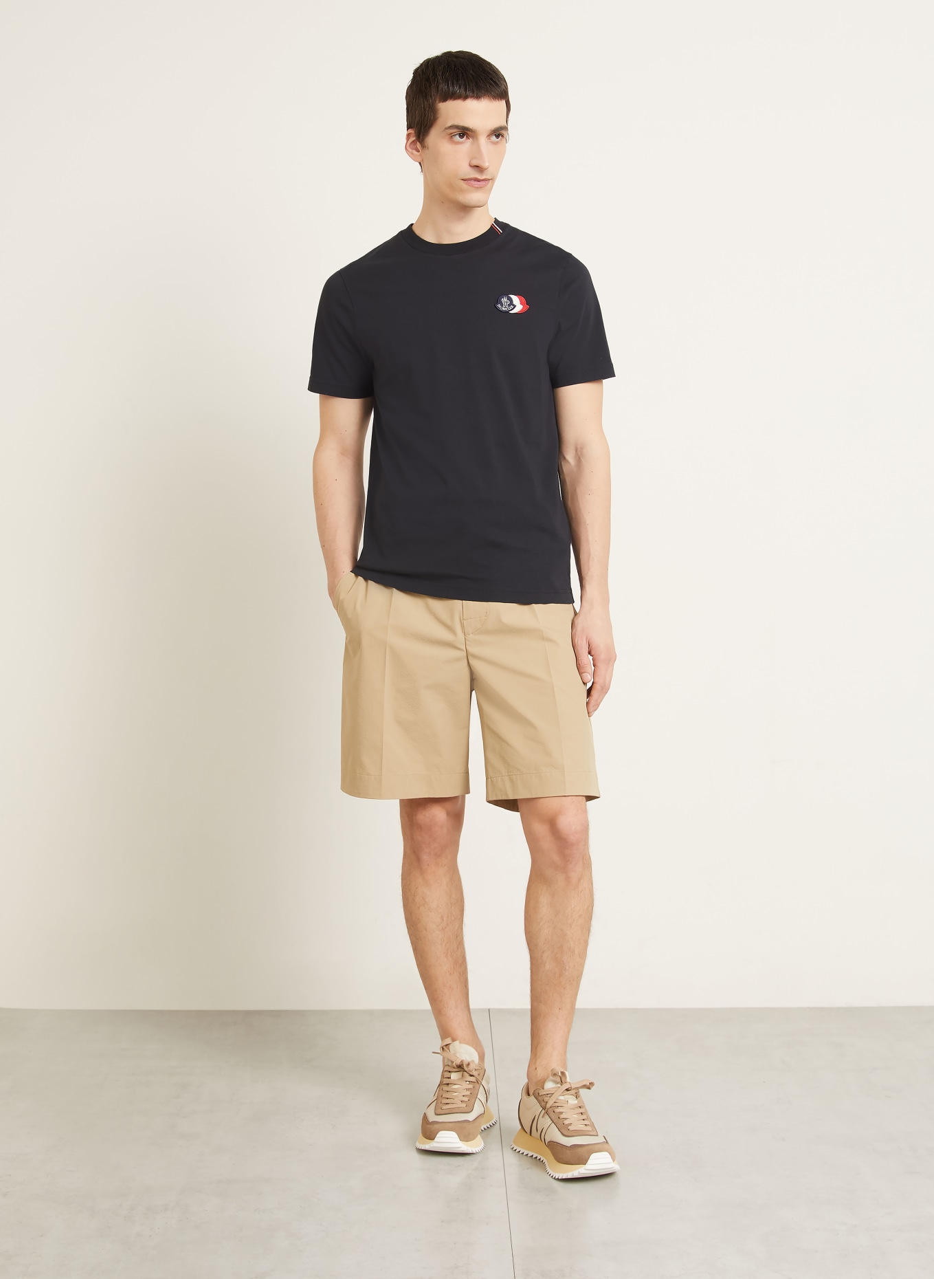 MONCLER T-Shirt: DUNKELBLAU