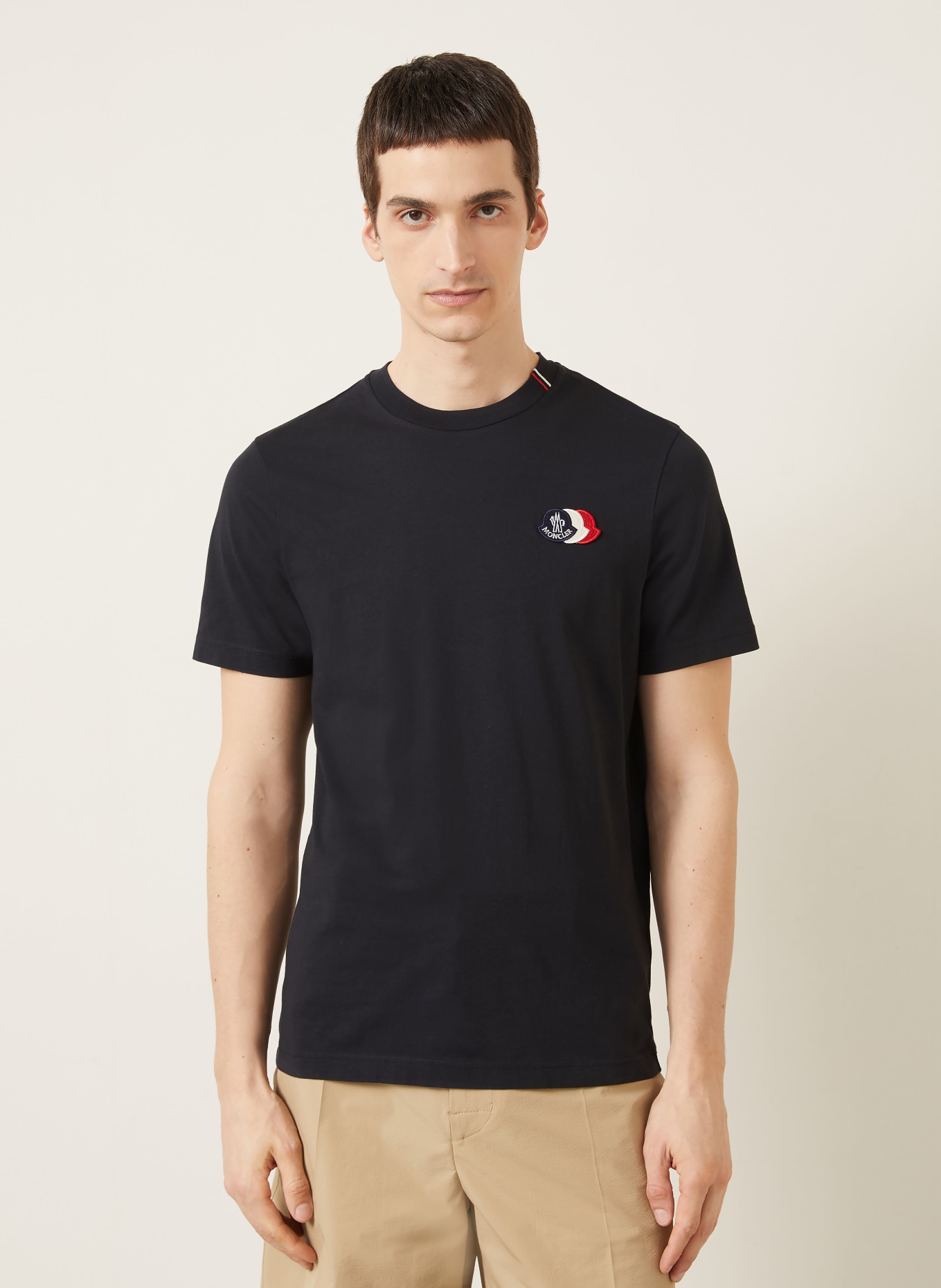 MONCLER T-Shirt: DUNKELBLAU