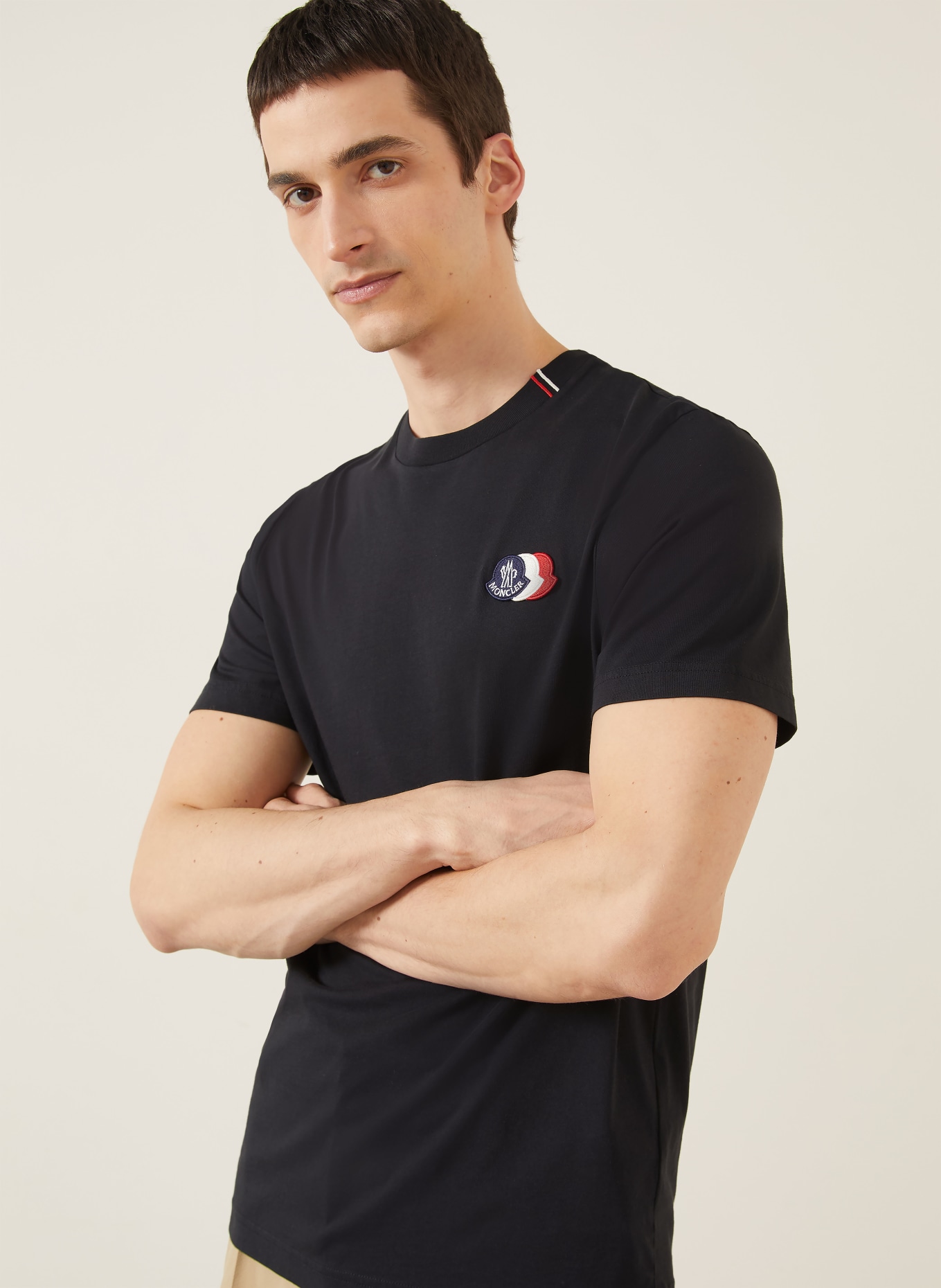 MONCLER T-Shirt: DUNKELBLAU