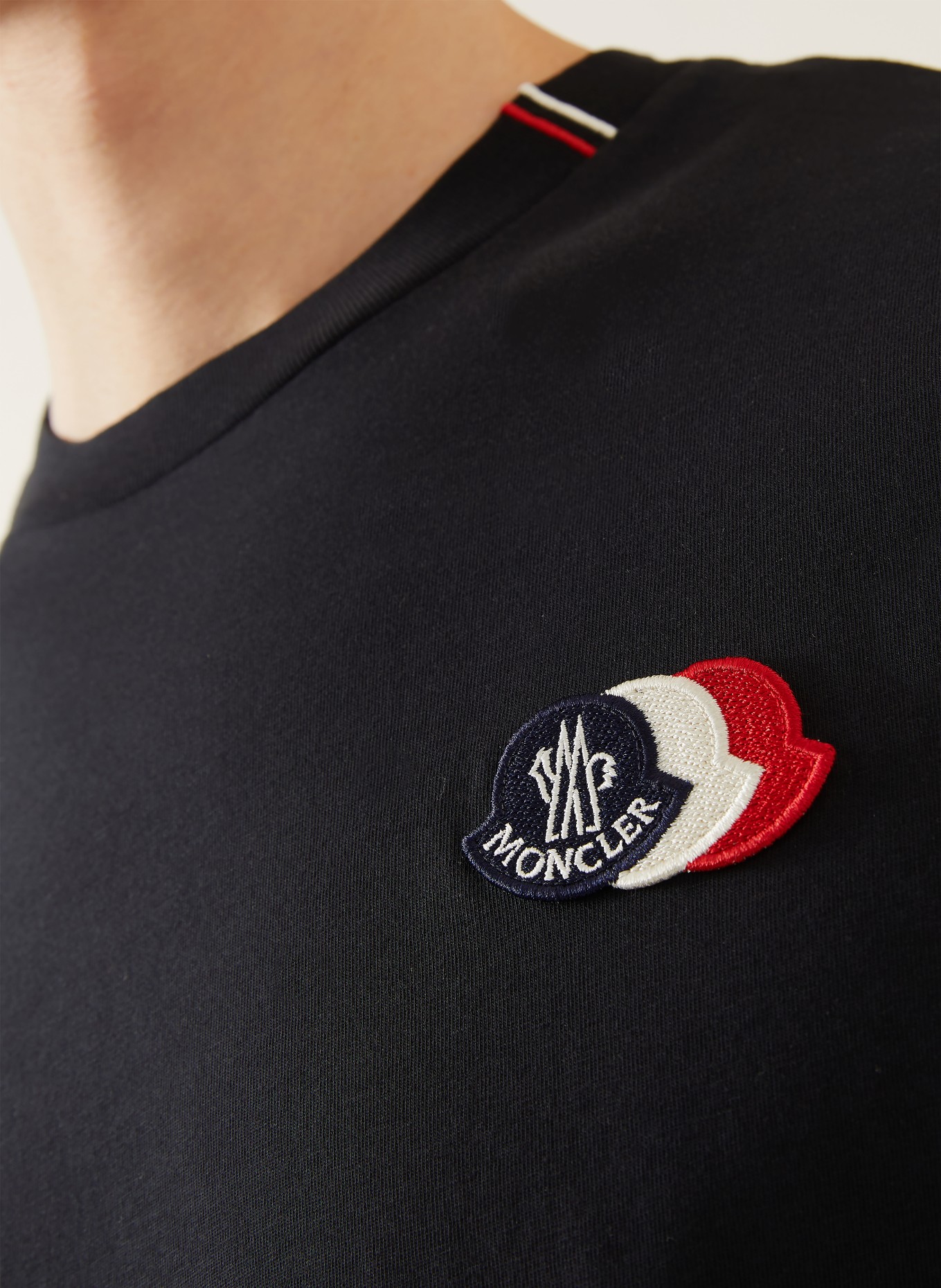 MONCLER T-Shirt: DUNKELBLAU