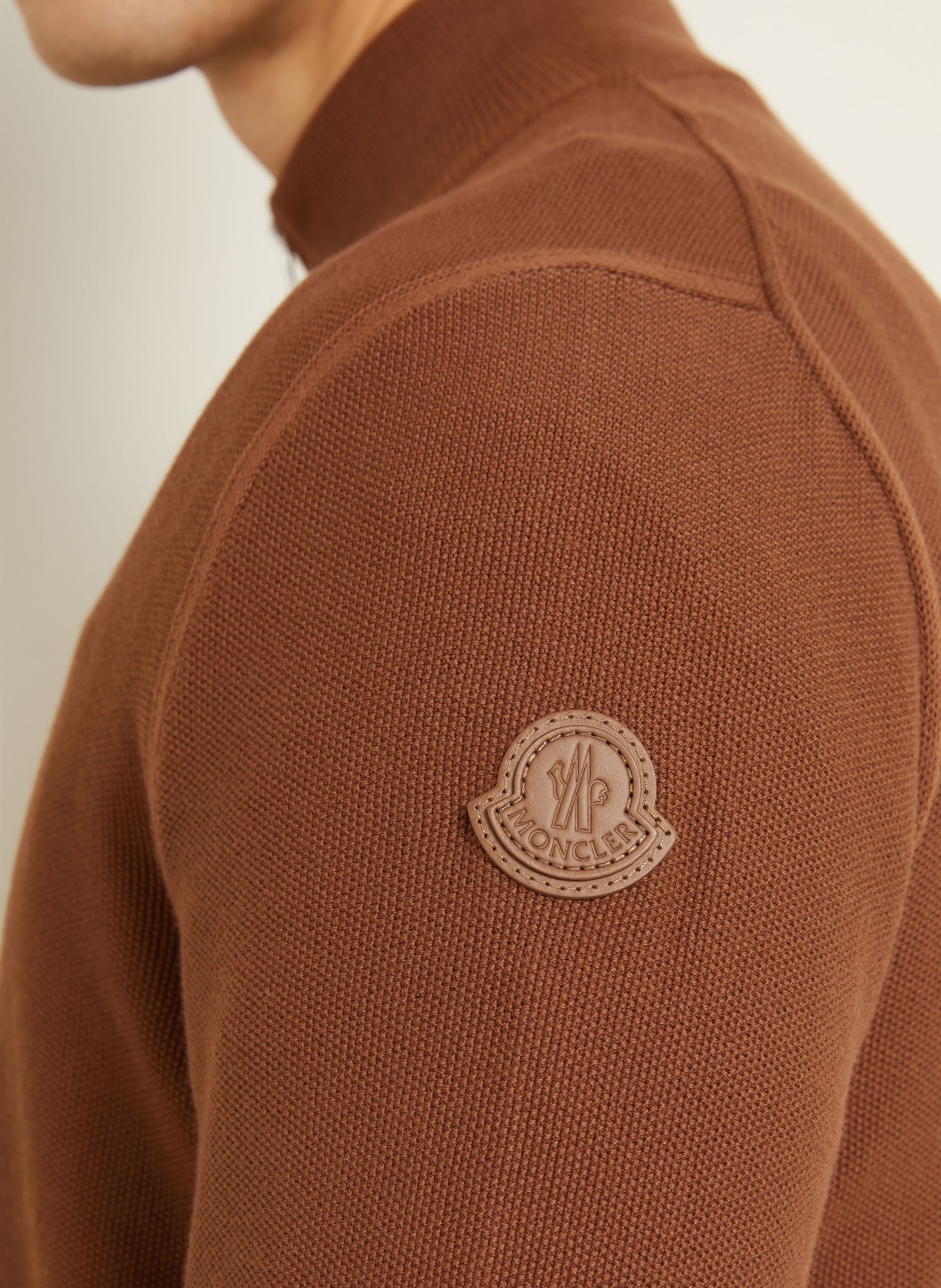 MONCLER Cardigan: COGNAC