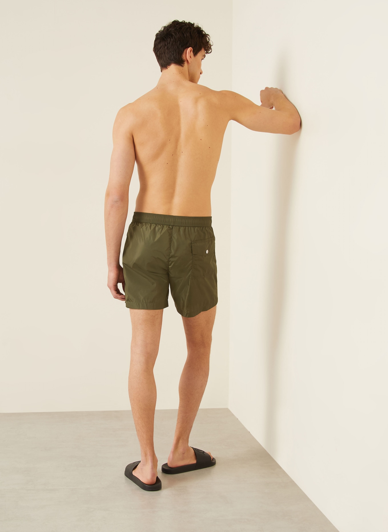 MONCLER Badeshorts: KHAKI