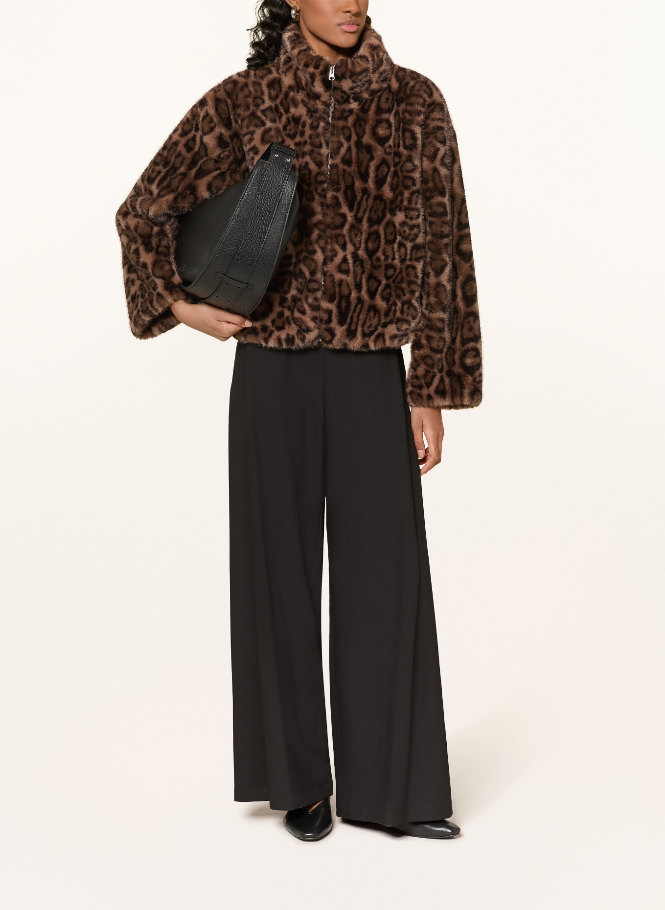 darling harbour Kunstfell-Jacke: BROWN