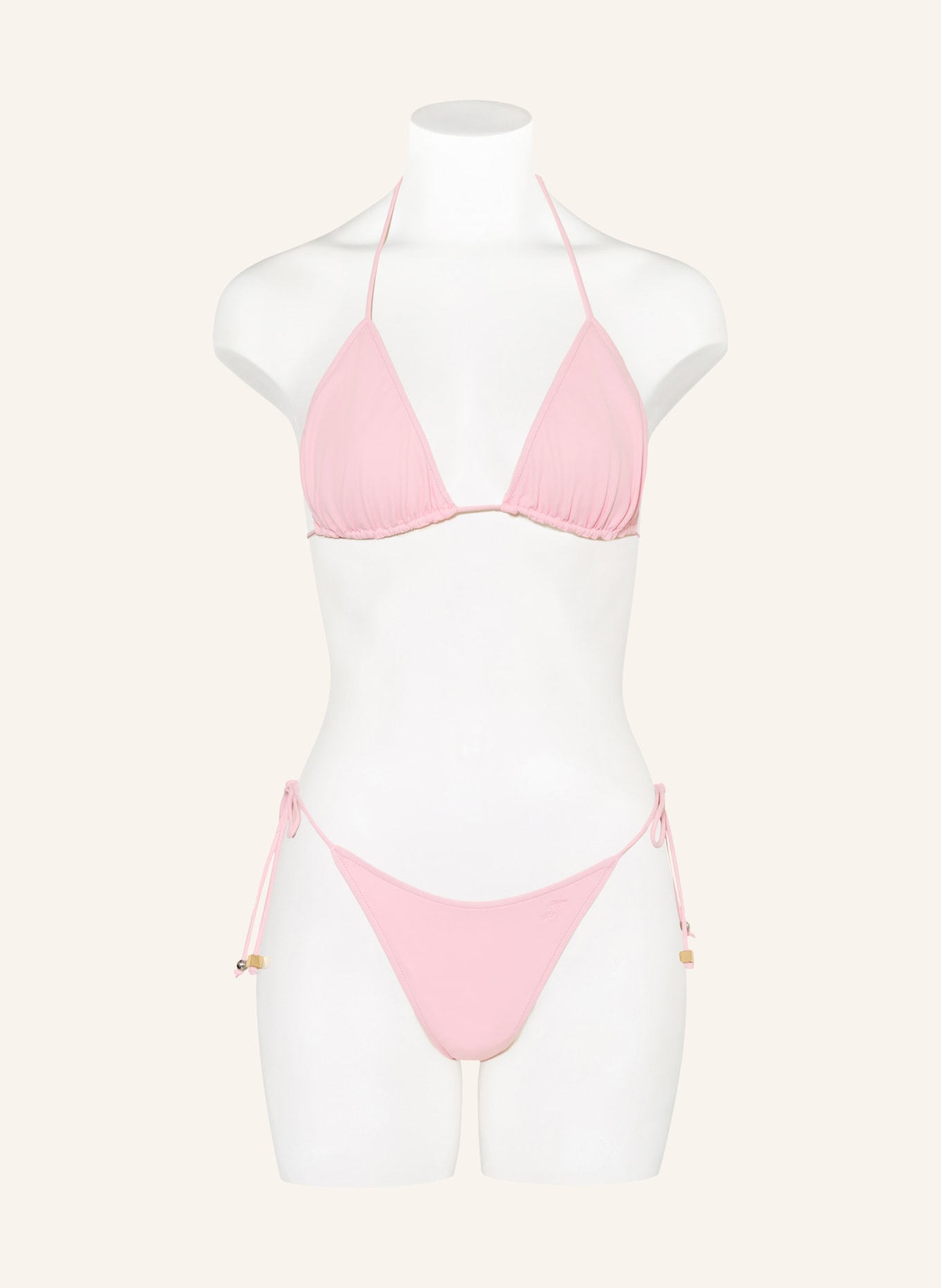 JACQUEMUS Triangel-Bikini-Top LE HAUT DE PLAGE: ROSA