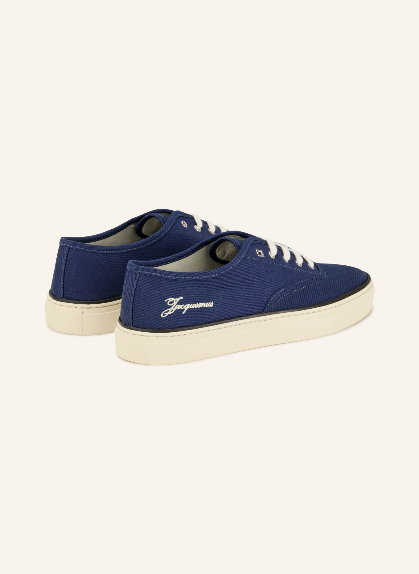 JACQUEMUS Tenisky LES FEFE: TMAVĚ MODRÁ / BÍLÁ / ČERNÁ