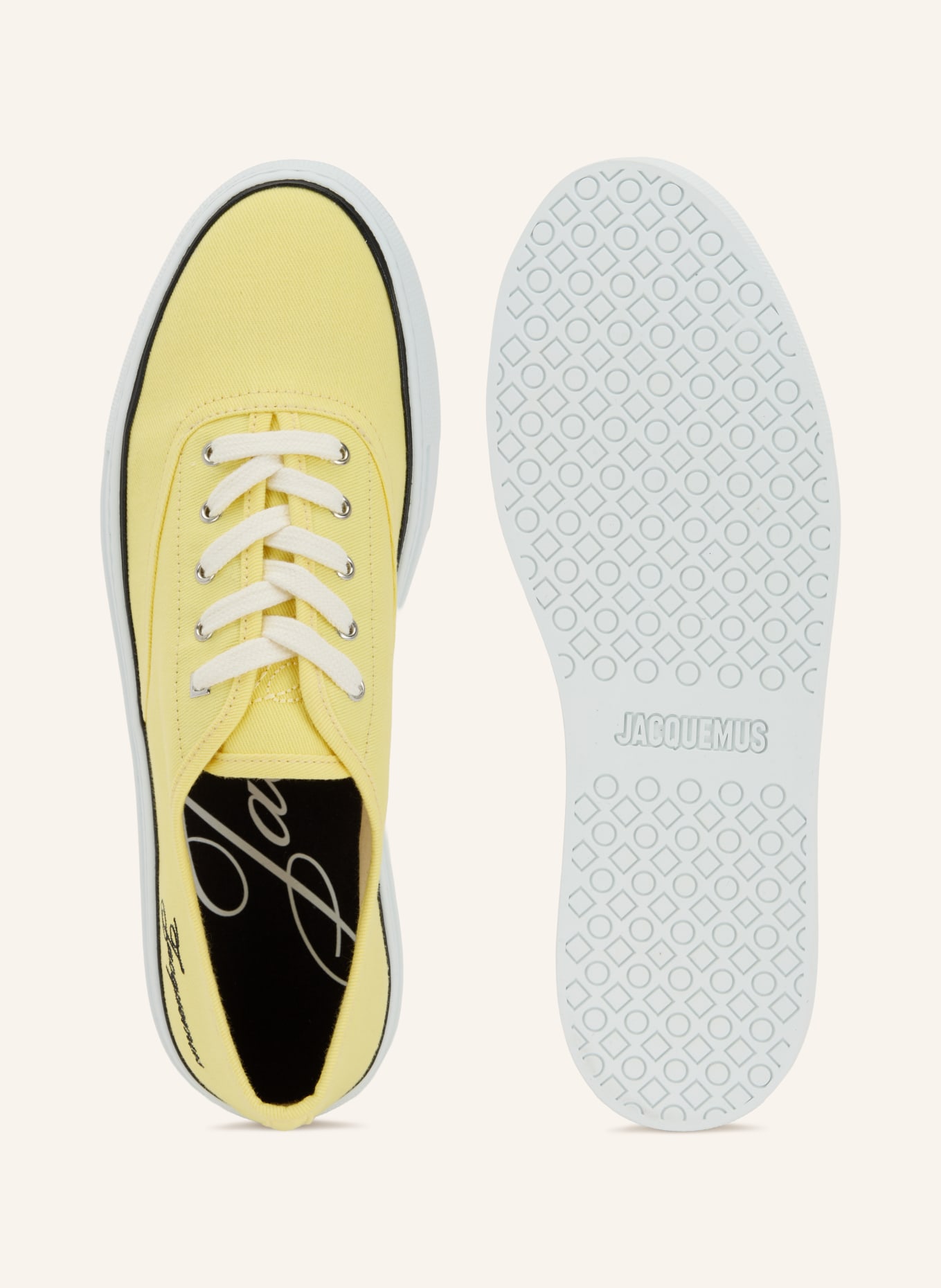 JACQUEMUS Baskets LES FEFE: JAUNE