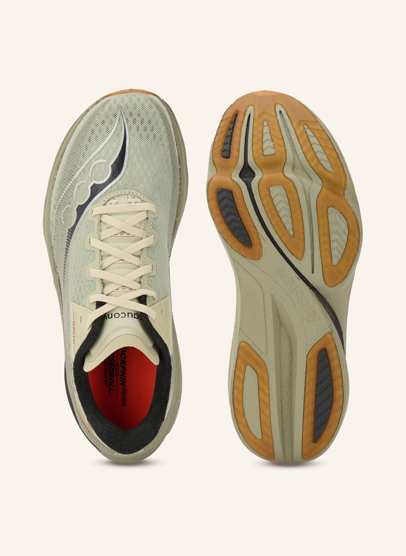 saucony Buty do biegania ENDORPHIN AZURA: SZARY / JASNOCZARY / JASNOZIELONY