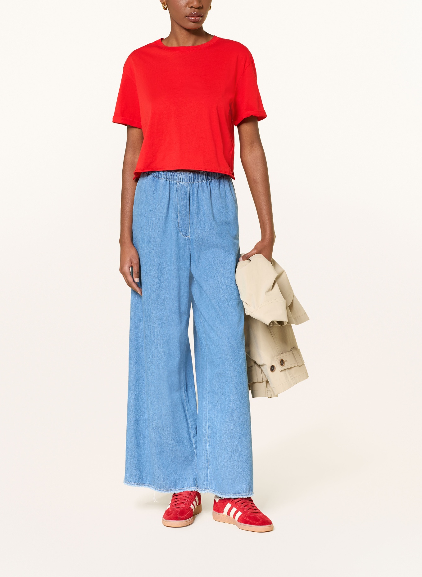 American Vintage Cropped shirt APOLY: ROOD