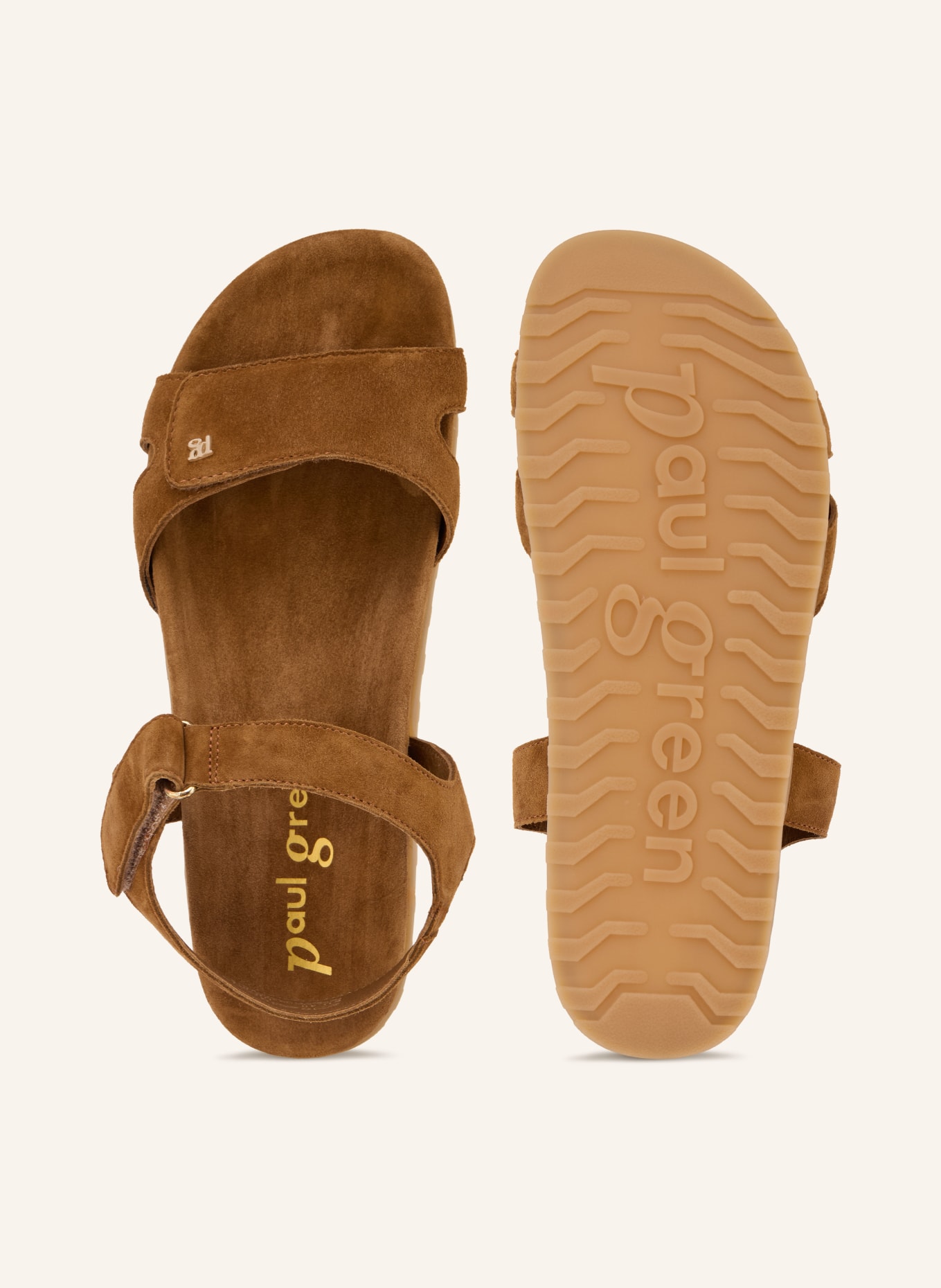 paul green Sandály: HNĚDÁ