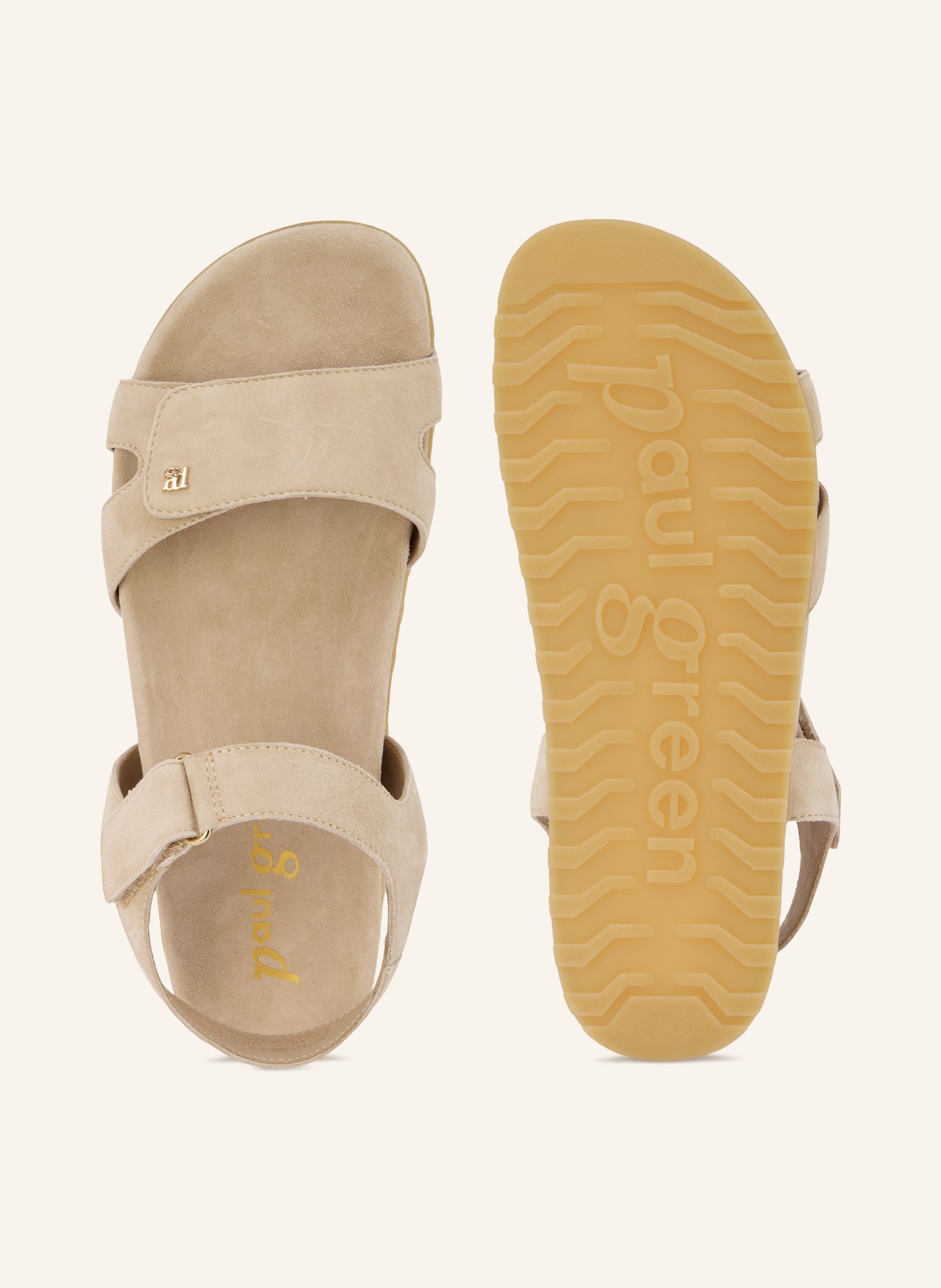 paul green Sandalen: ECRU