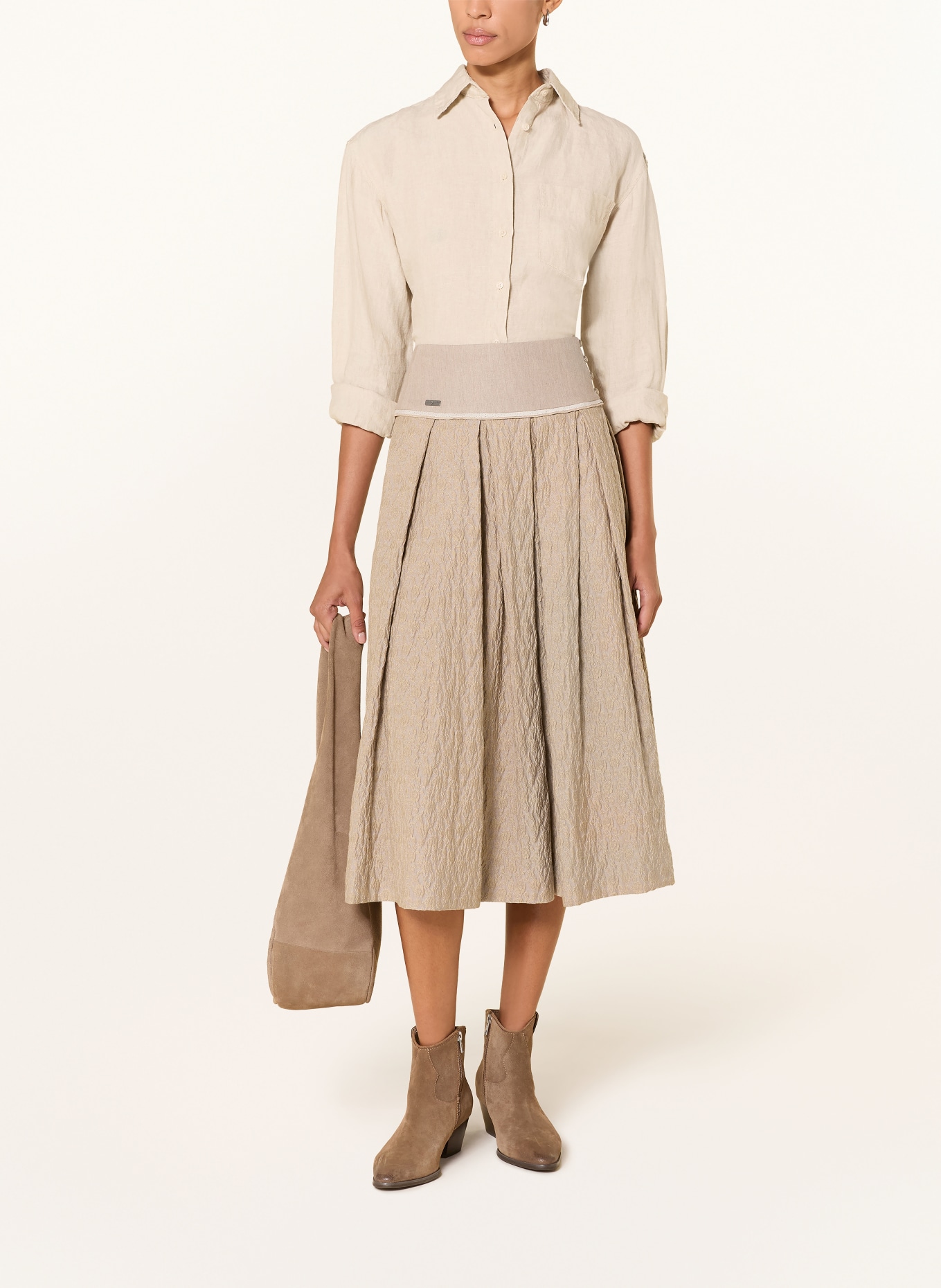 ROCKMACHERIN Trachtenrock STOA: GRAU