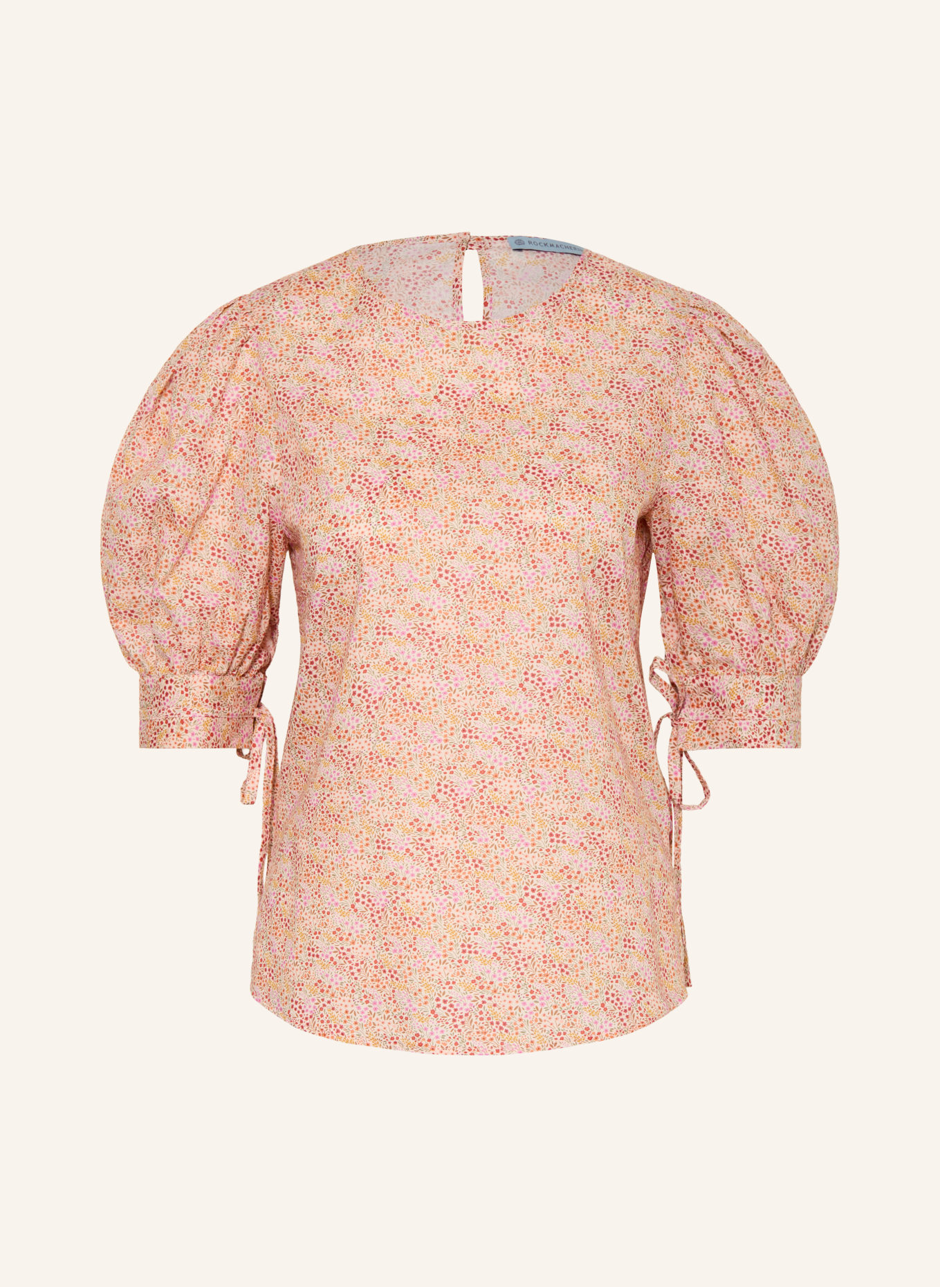 ROCKMACHERIN Klederdrachtblouse TULA: ROZE / ROOD / ORANJE