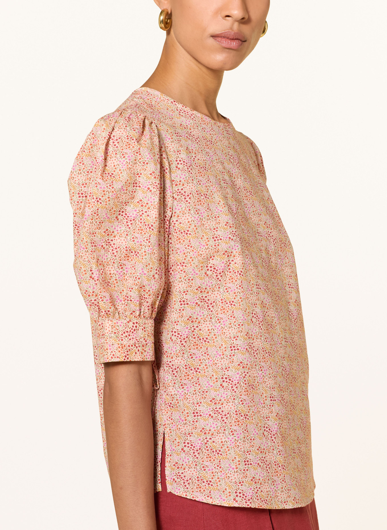 ROCKMACHERIN Klederdrachtblouse TULA: ROZE / ROOD / ORANJE