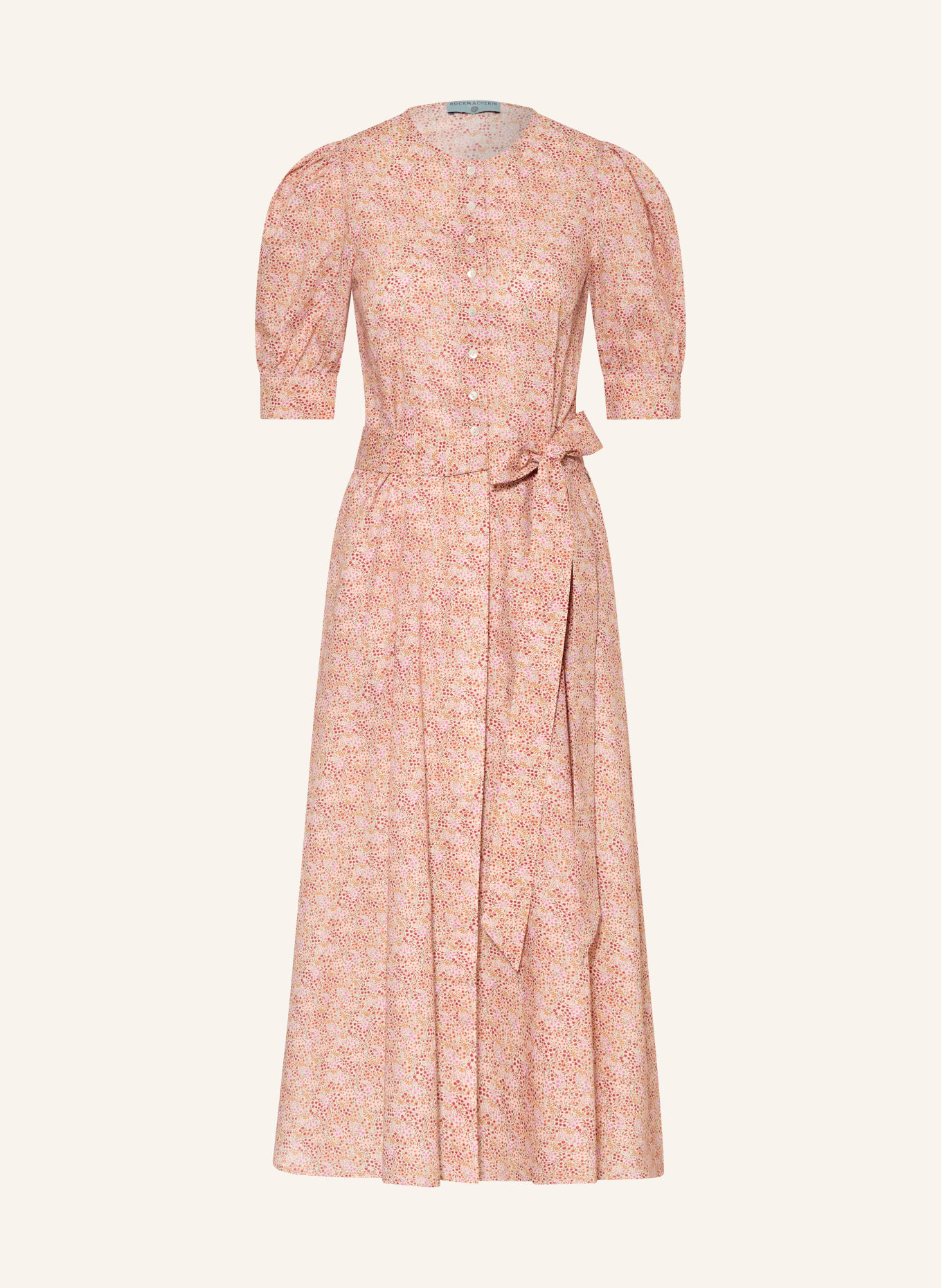 ROCKMACHERIN Sukienka TULIPA: ŁOSOSIOWY / MOCNORÓŻOWY / CZERWONY