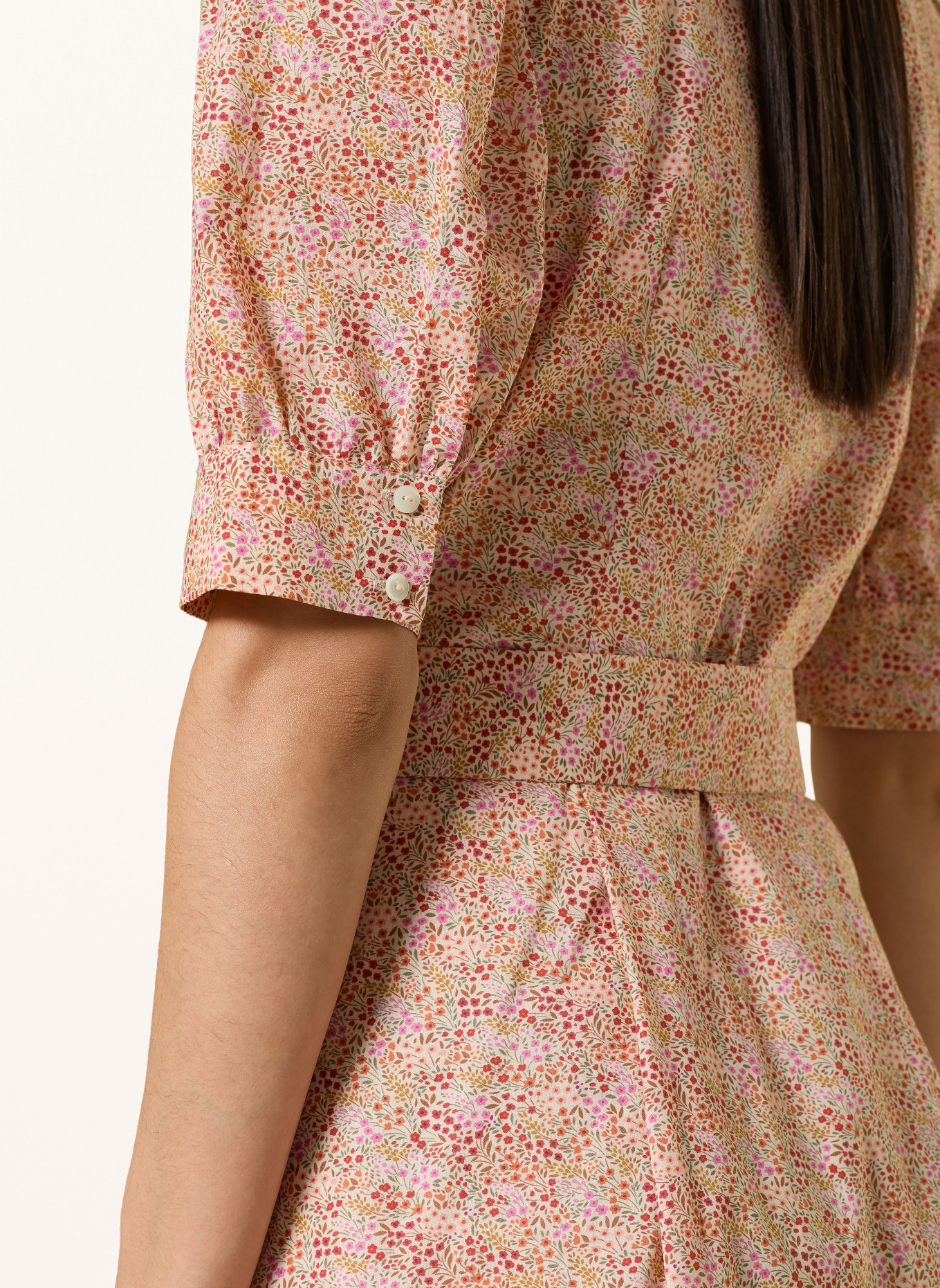 ROCKMACHERIN Sukienka TULIPA: ŁOSOSIOWY / MOCNORÓŻOWY / CZERWONY