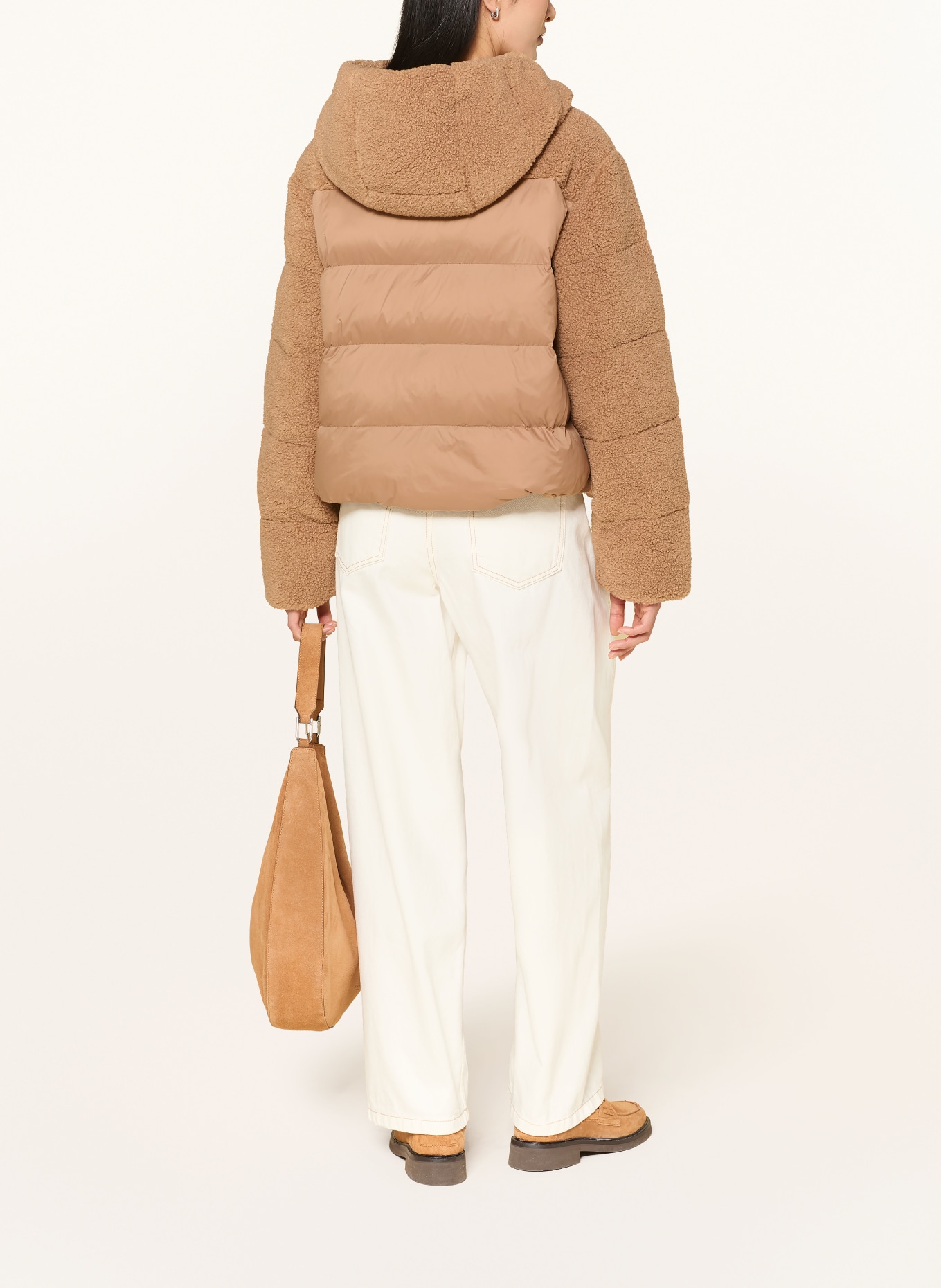 darling harbour Teddyjasje van gemengde materialen: CAMEL
