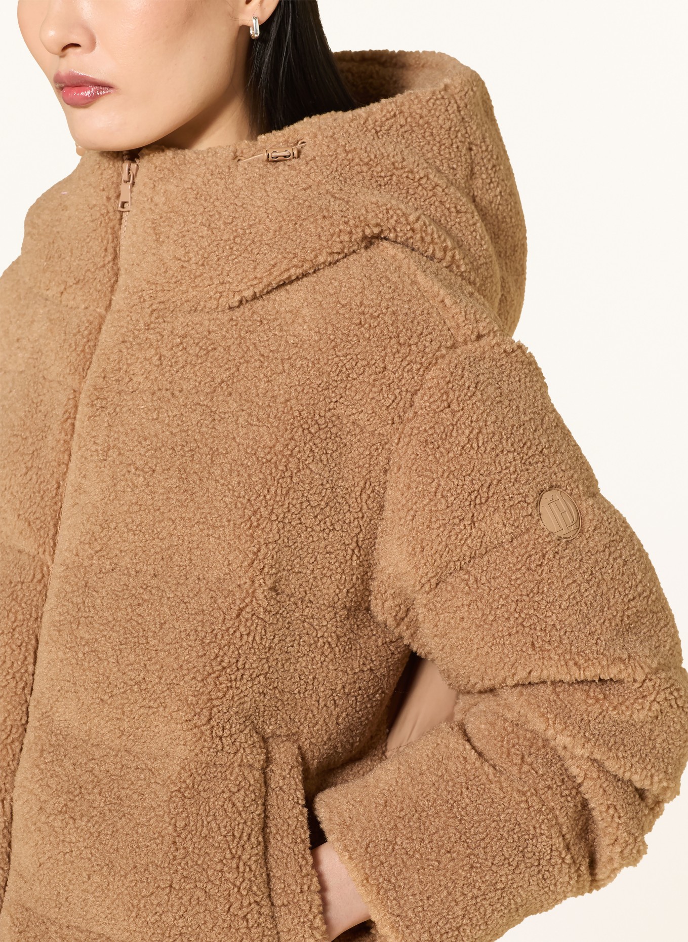 darling harbour Teddyjasje van gemengde materialen: CAMEL