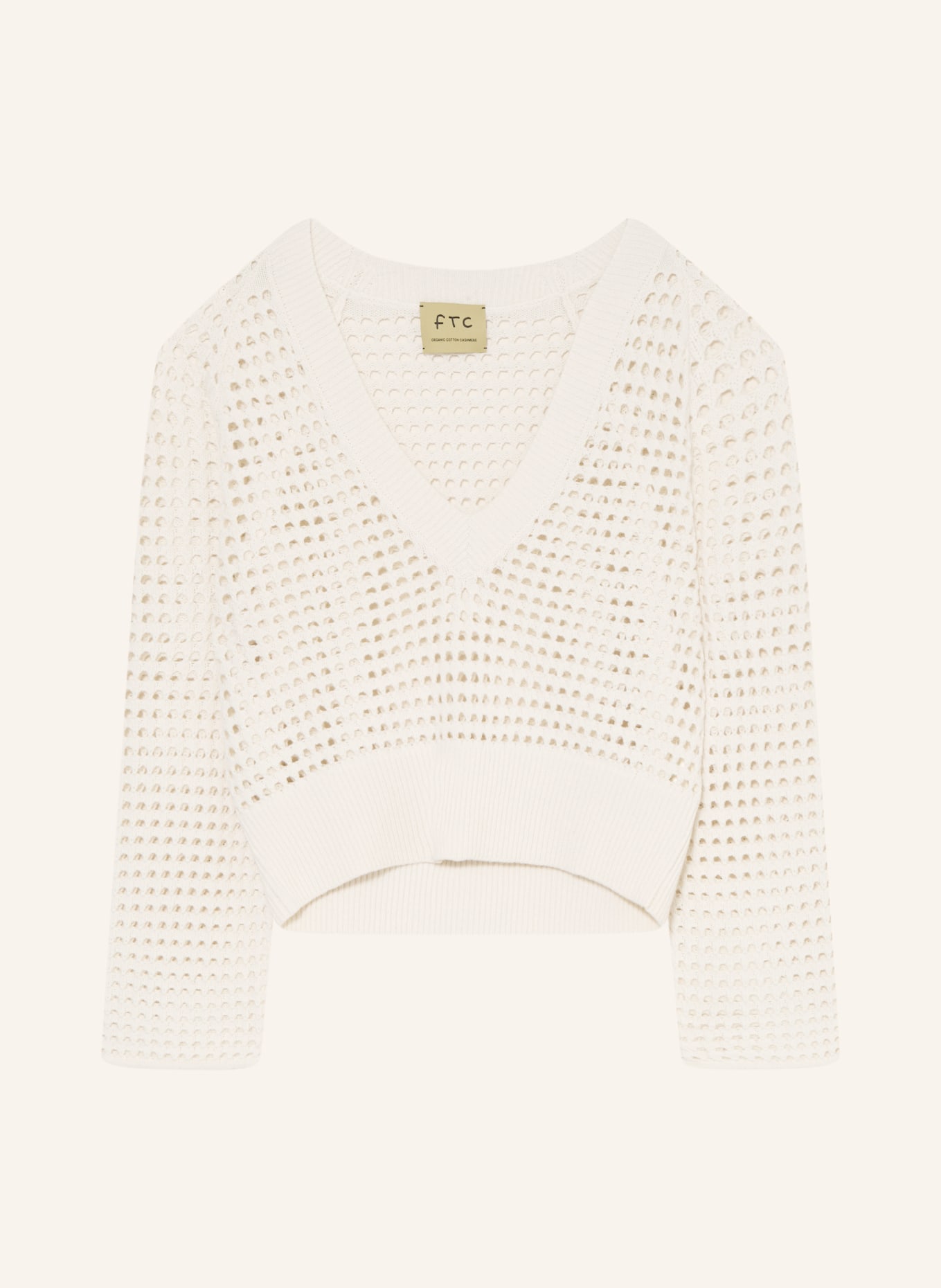 FTC CASHMERE Cashmere sweater: ECRU