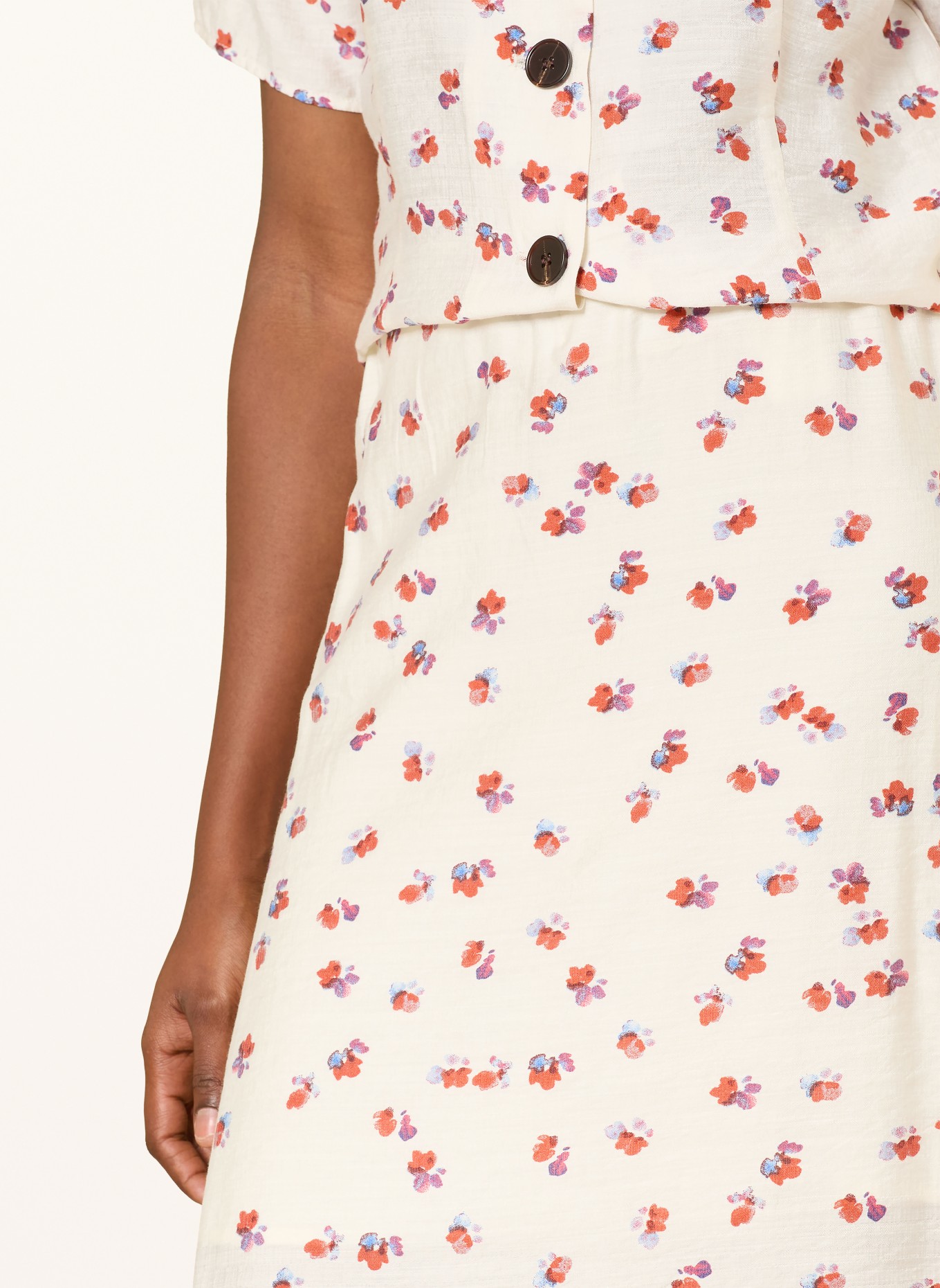 co'couture Sukně MARISCC: REŽNÁ / FIALOVÁ / TMAVĚ ČERVENÁ