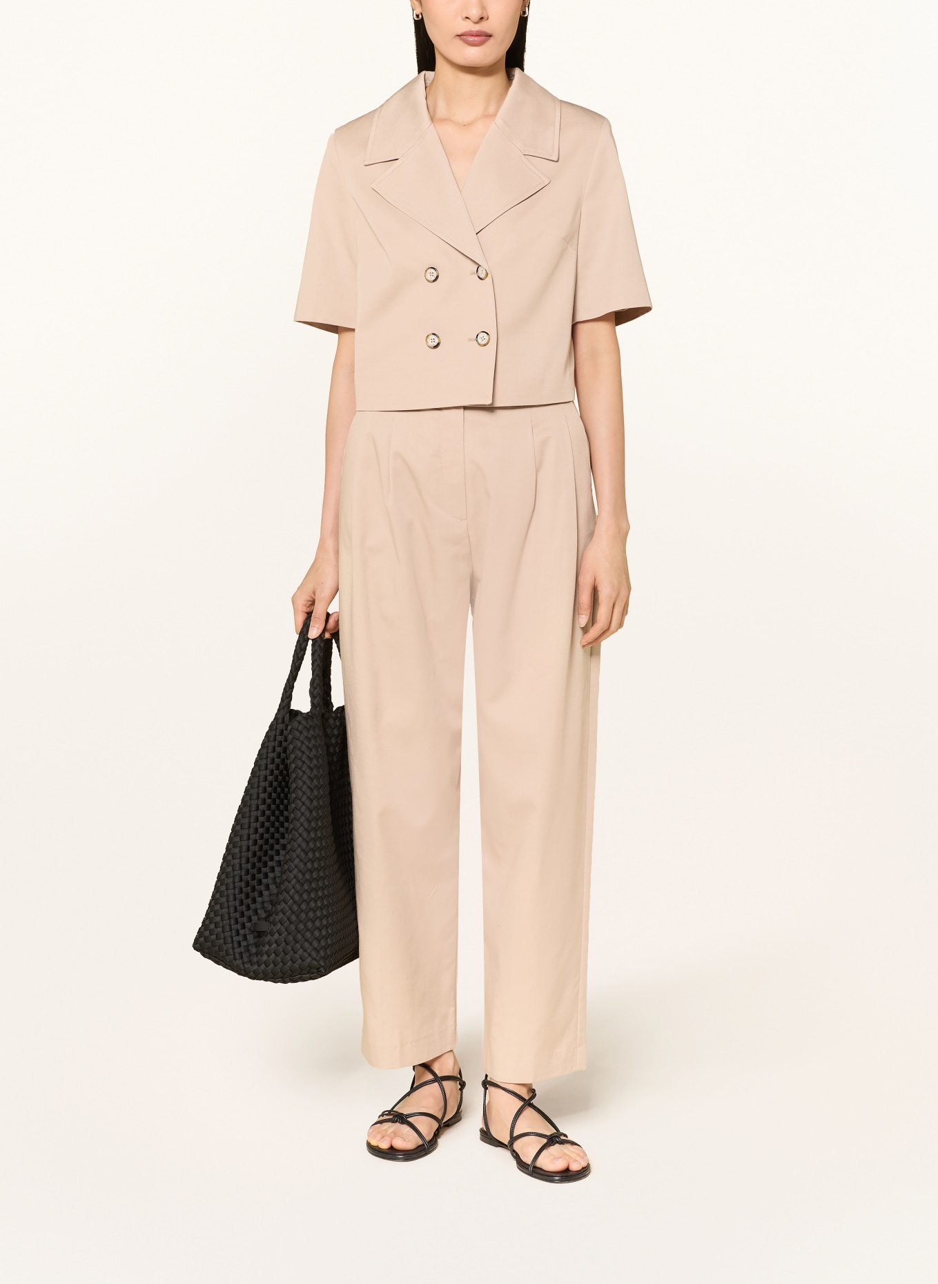 MORE & MORE 7/8 pants: BEIGE