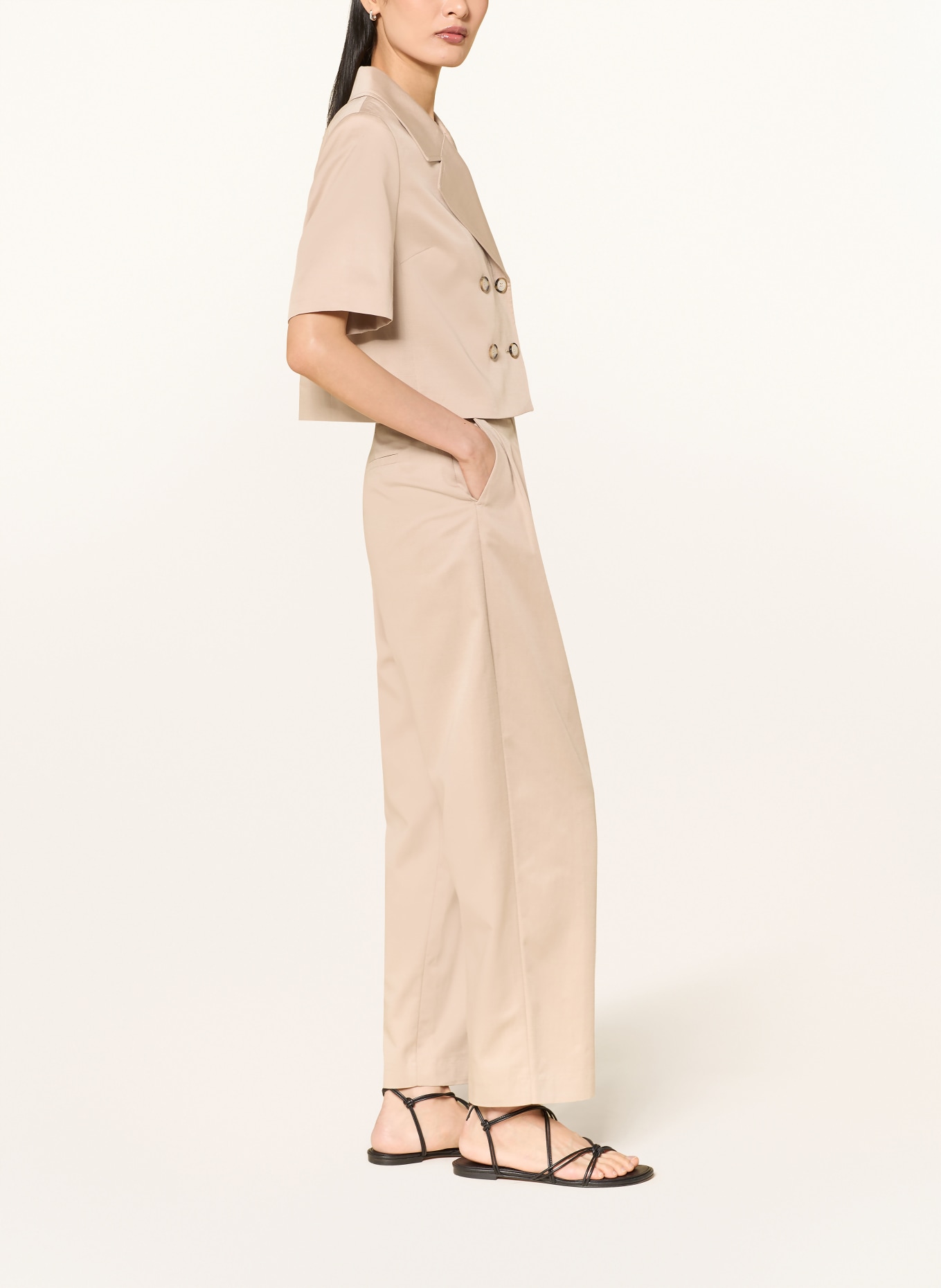 MORE & MORE 7/8 pants: BEIGE