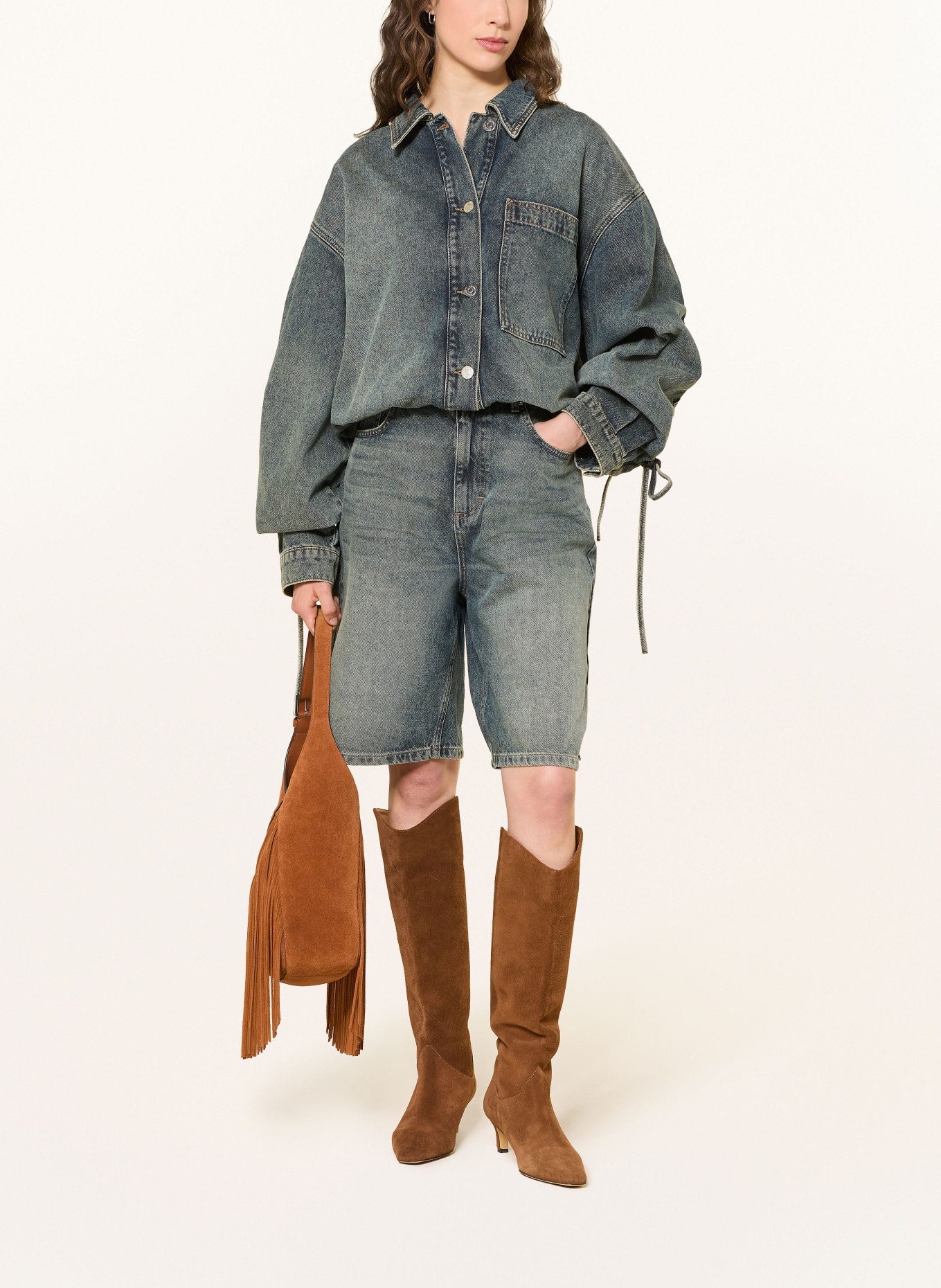 GESTUZ Veste en jean GZSUSARA: 109592 Blue/green wash