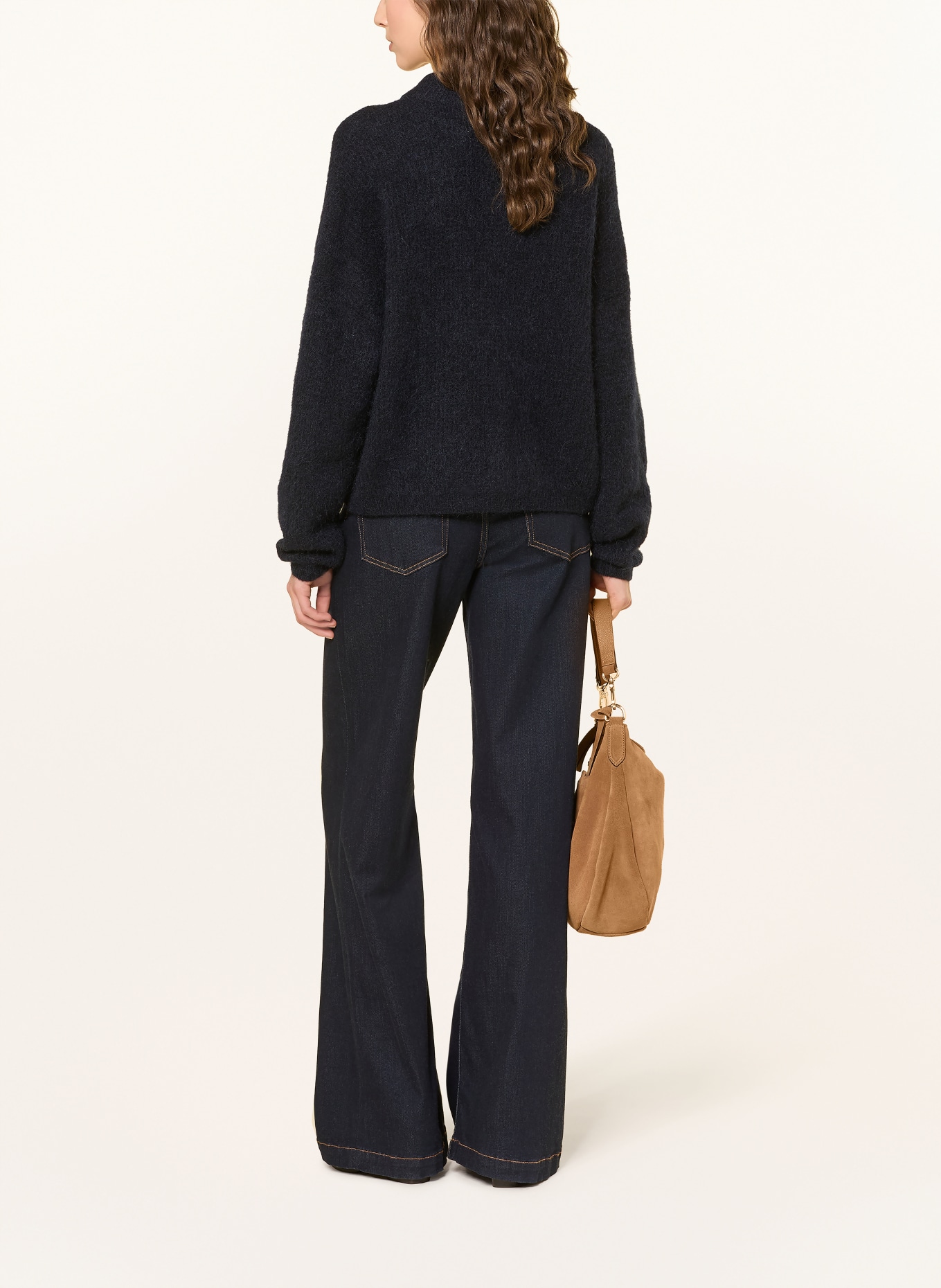 GESTUZ GZDEBBIE Cardigan with Mohair: DARK BLUE