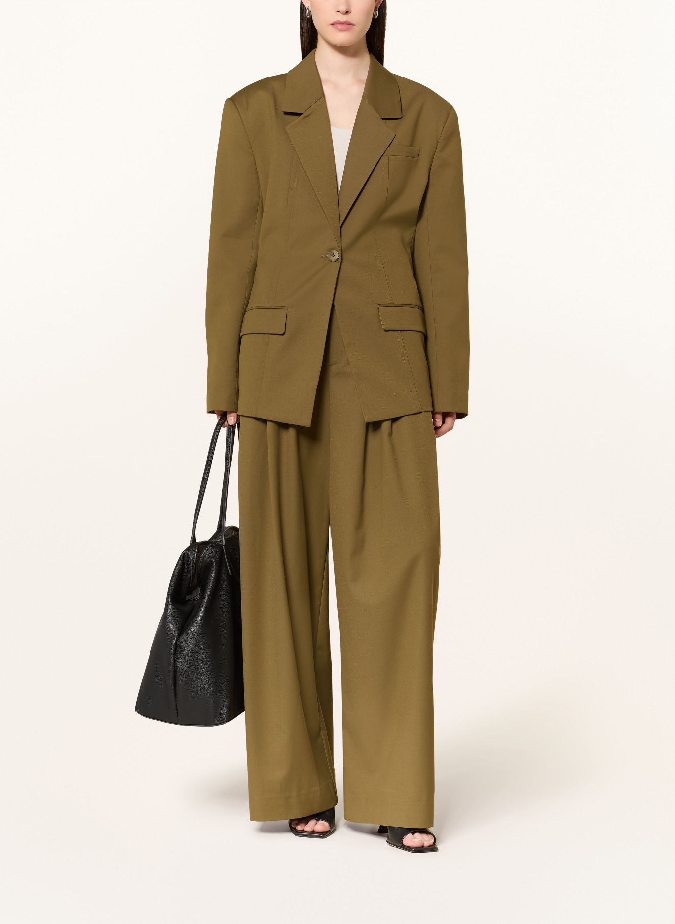 GESTUZ Oversized-Blazer GZOLIVIA: KHAKI