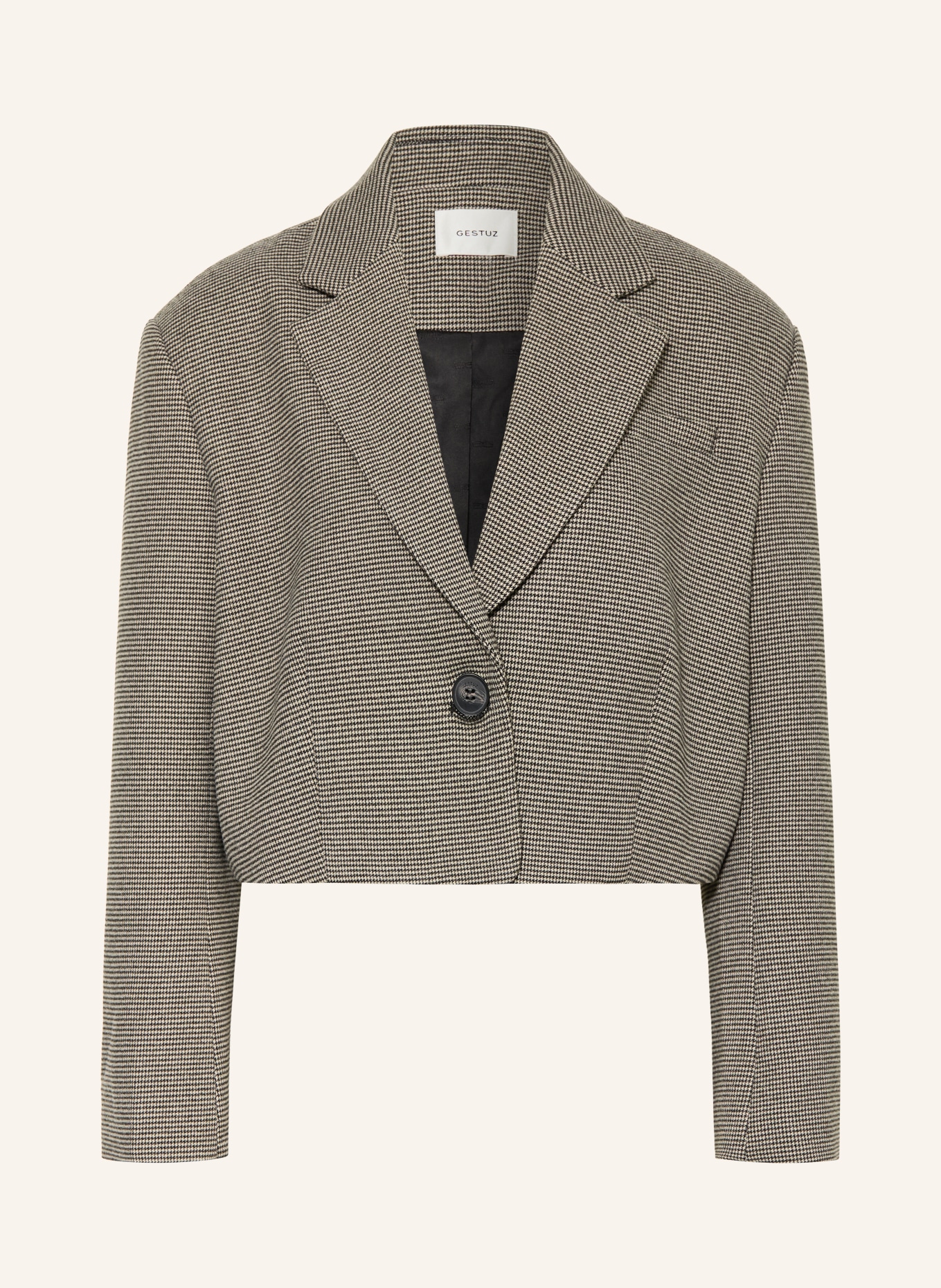 GESTUZ Blazer GZCASIA: NOIR / BEIGE