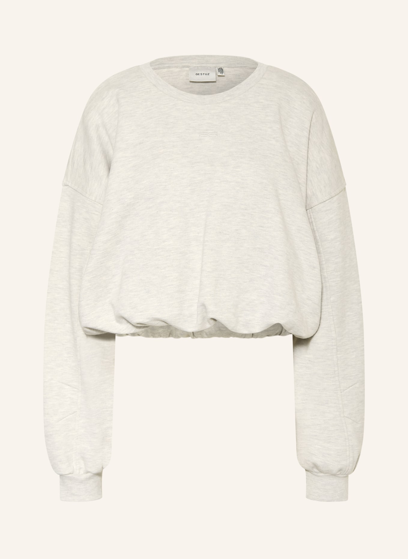 GESTUZ Sweatshirt: HELLGRAU