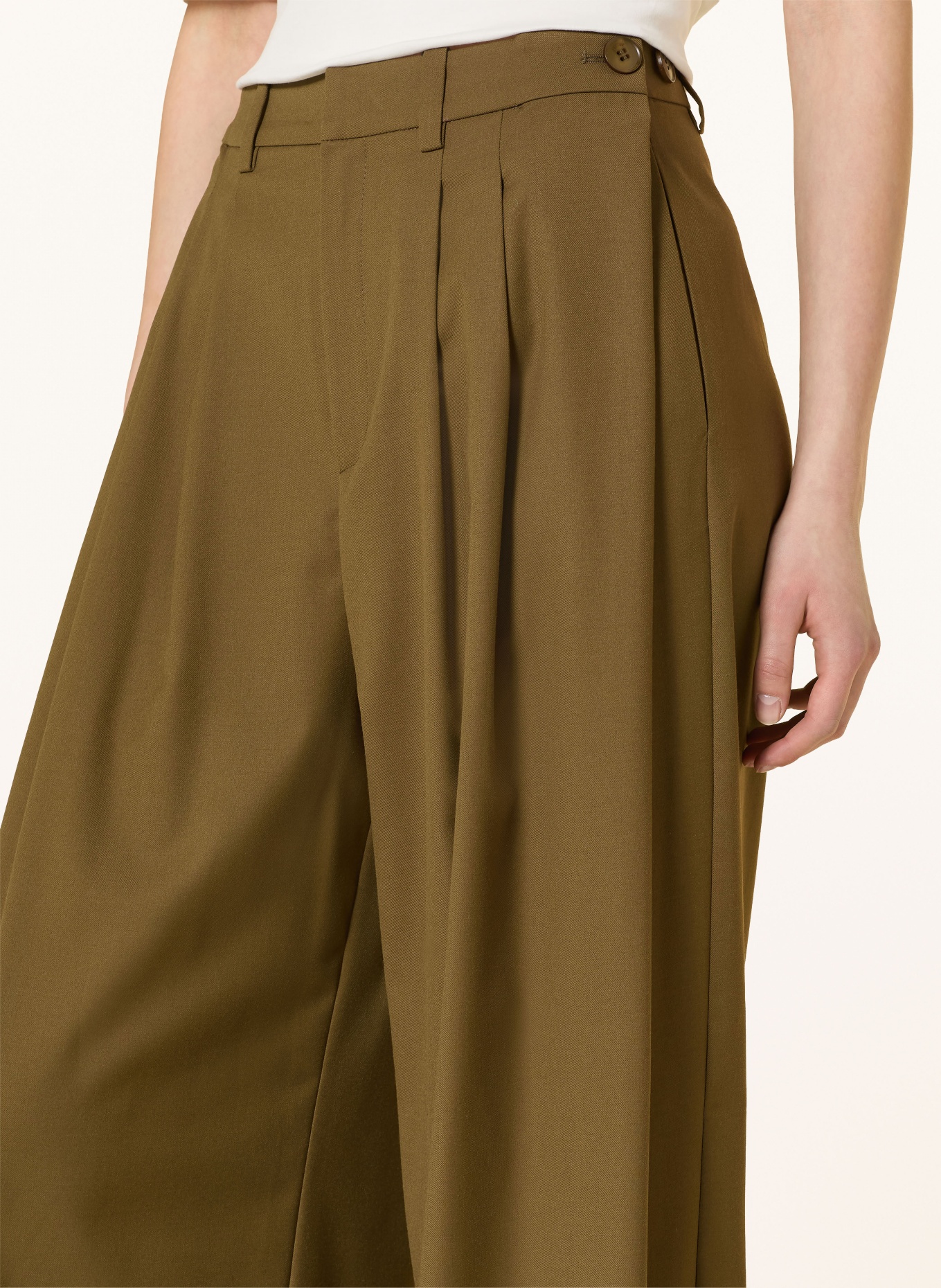 GESTUZ Pantaloni Marlene GZOLIVIA: OLIV