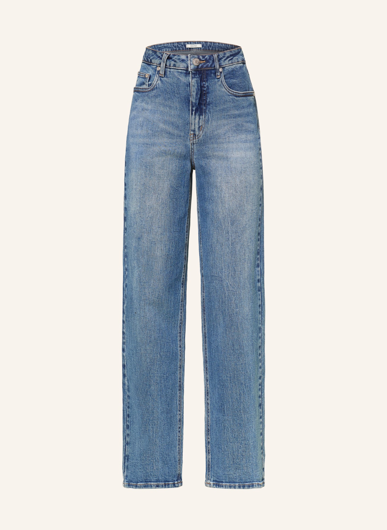 GESTUZ Straight Jeans GZJADE: 101120 washed mid blue