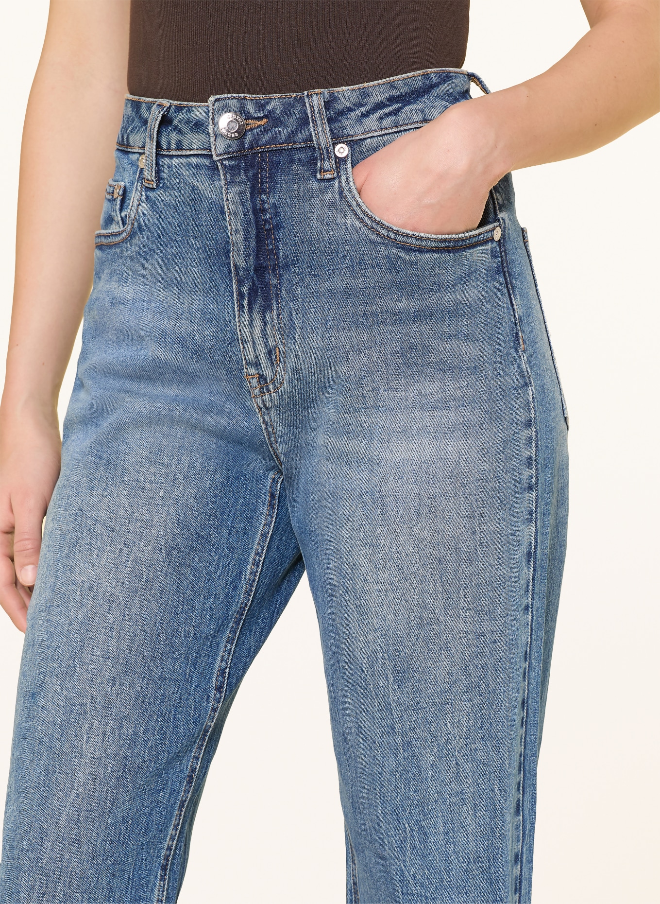 GESTUZ Straight Jeans GZJADE: 101120 washed mid blue