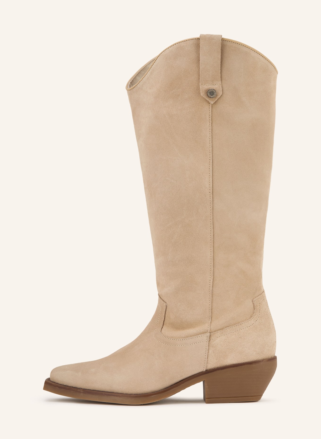 STEVE MADDEN Kovbojské boty WIRAYA: BÉŽOVÁ