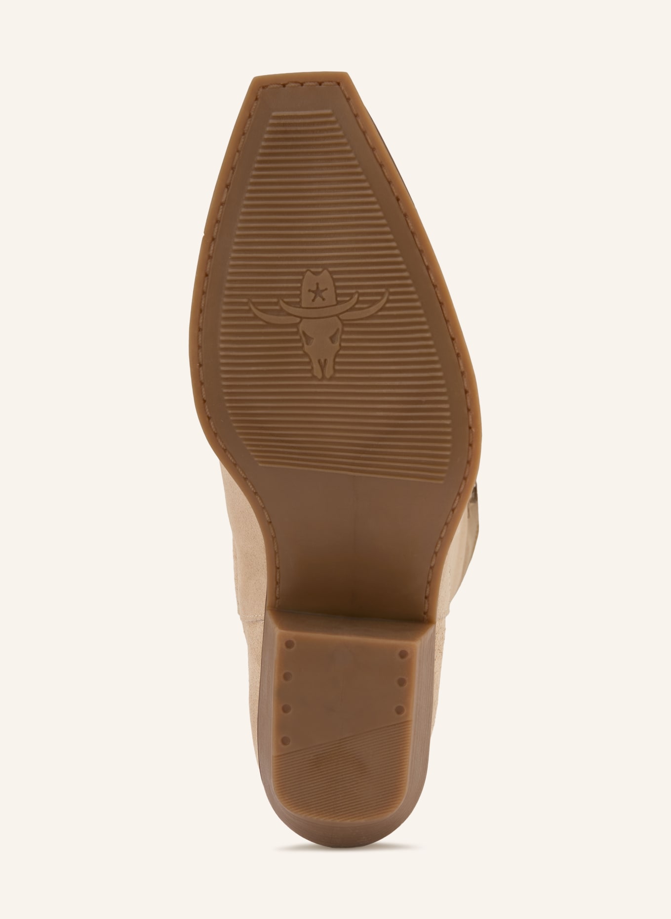 STEVE MADDEN Kovbojské boty WIRAYA: BÉŽOVÁ