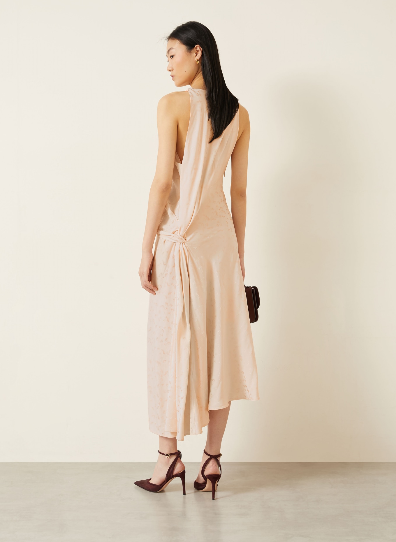 VICTORIA BECKHAM koktejlové šaty: SVĚTLE RŮŽOVÁ