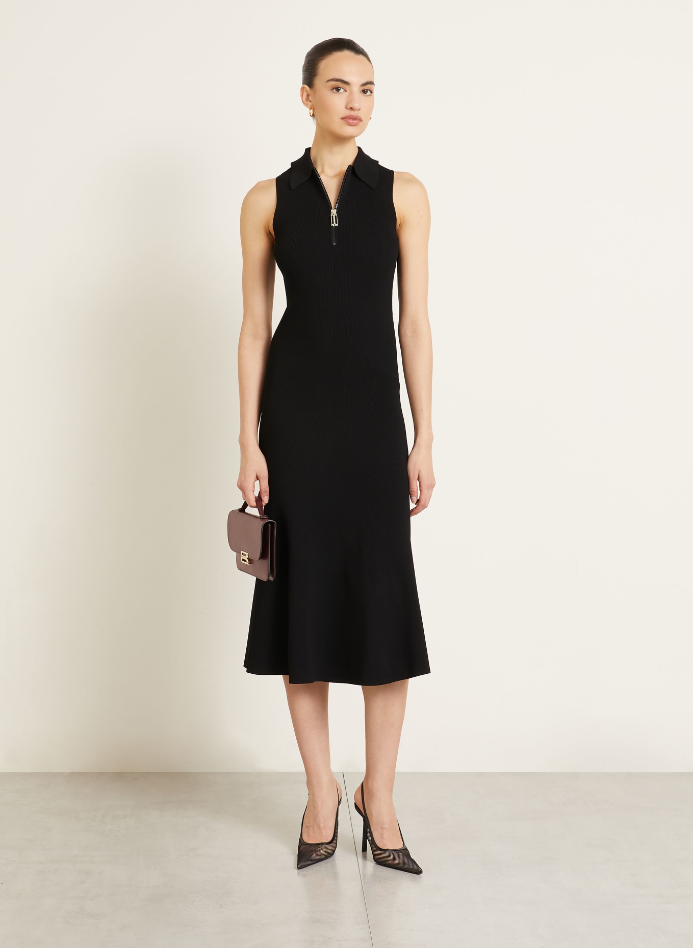 VICTORIA BECKHAM Strickkleid: SCHWARZ