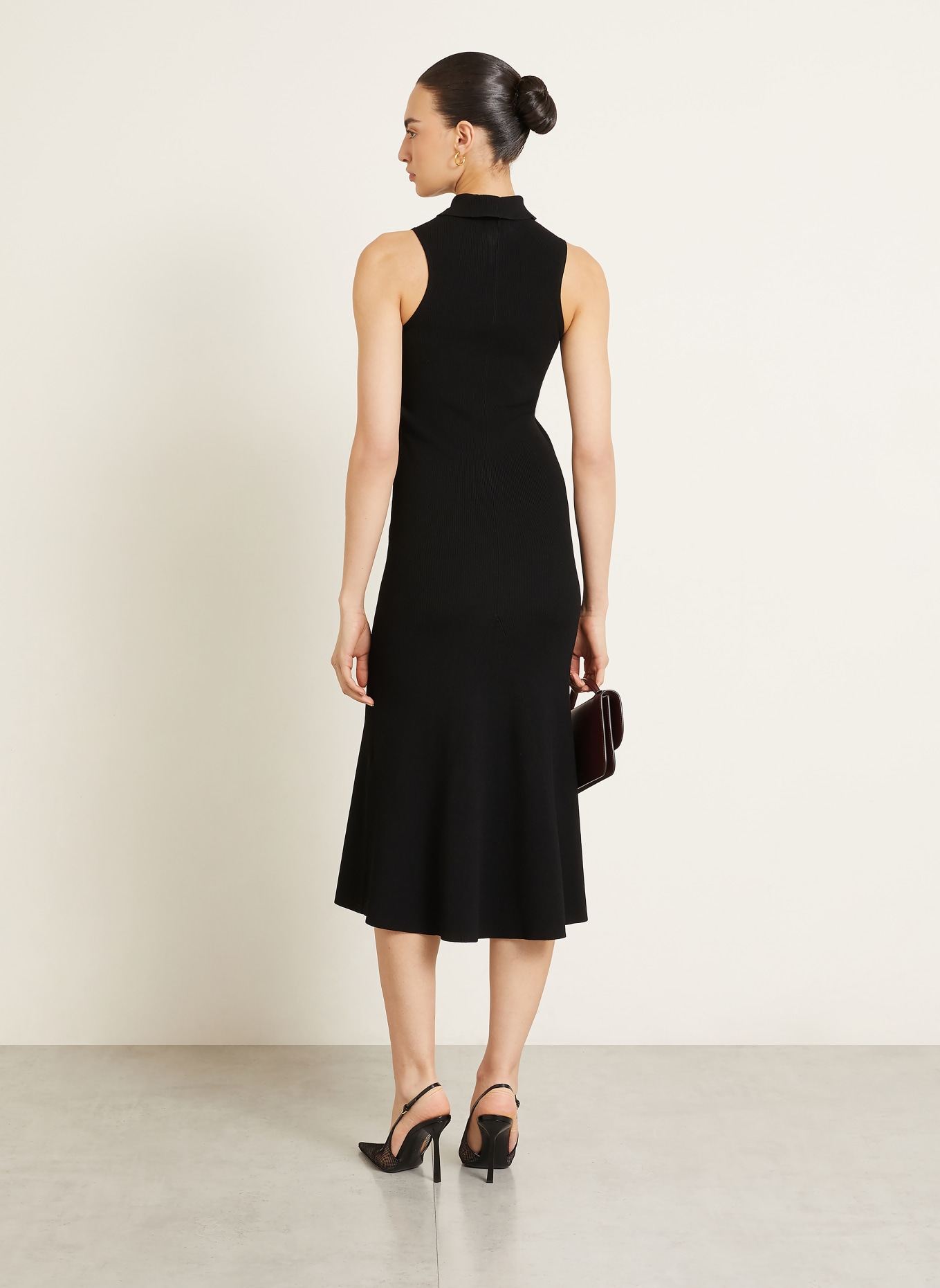 VICTORIA BECKHAM Strickkleid: SCHWARZ
