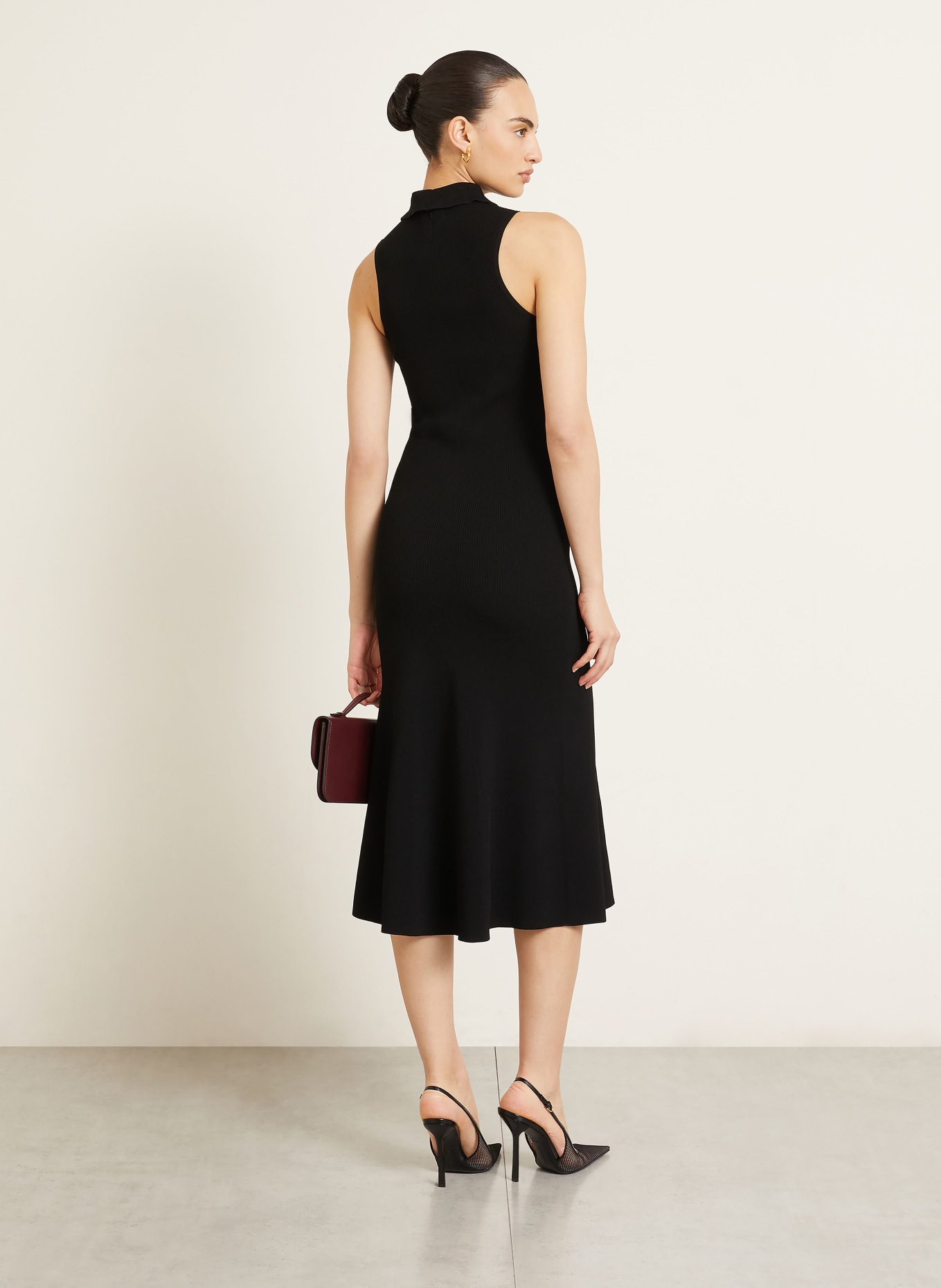 VICTORIA BECKHAM Strickkleid: SCHWARZ