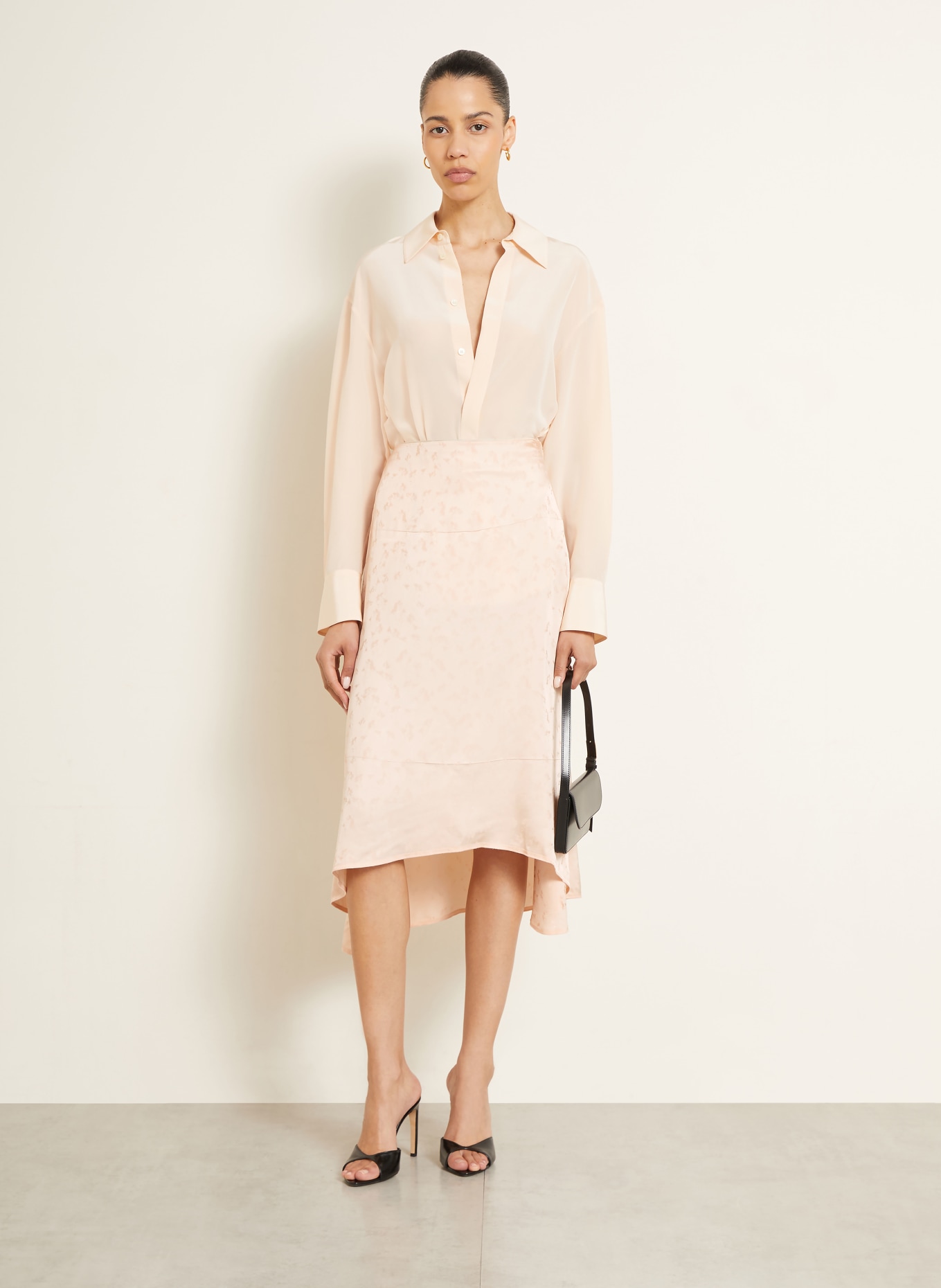 VICTORIA BECKHAM Satinrock: HELLROSA